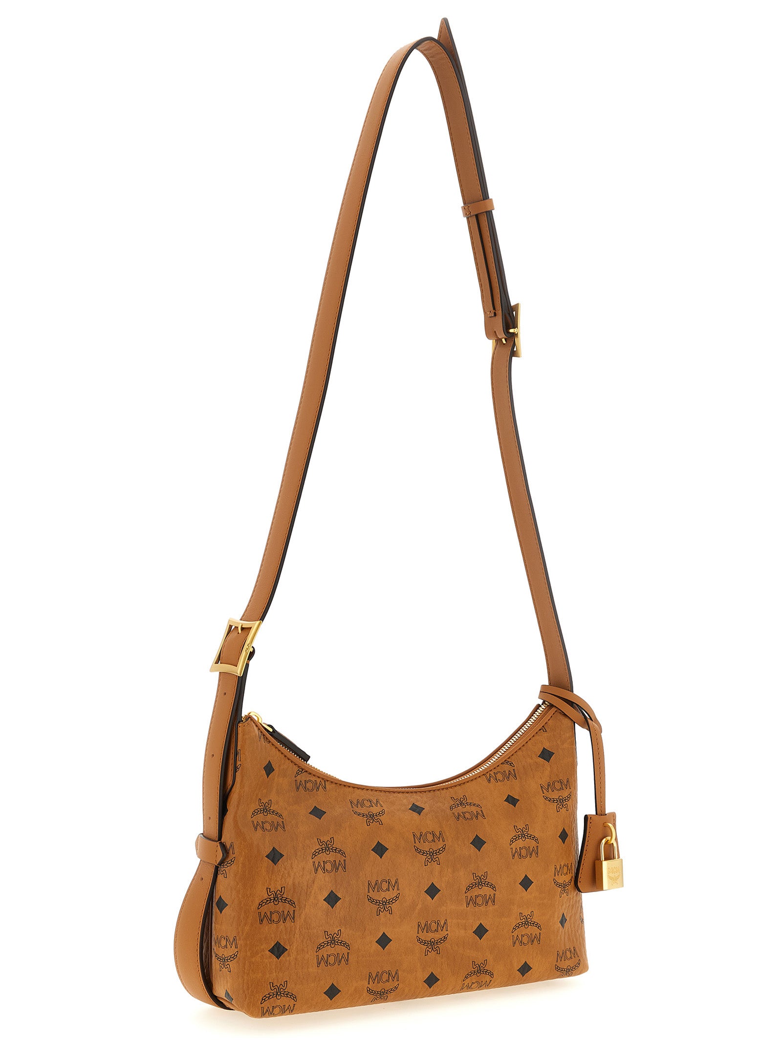 Mcm Aren Hobo Small Shoulder Bag