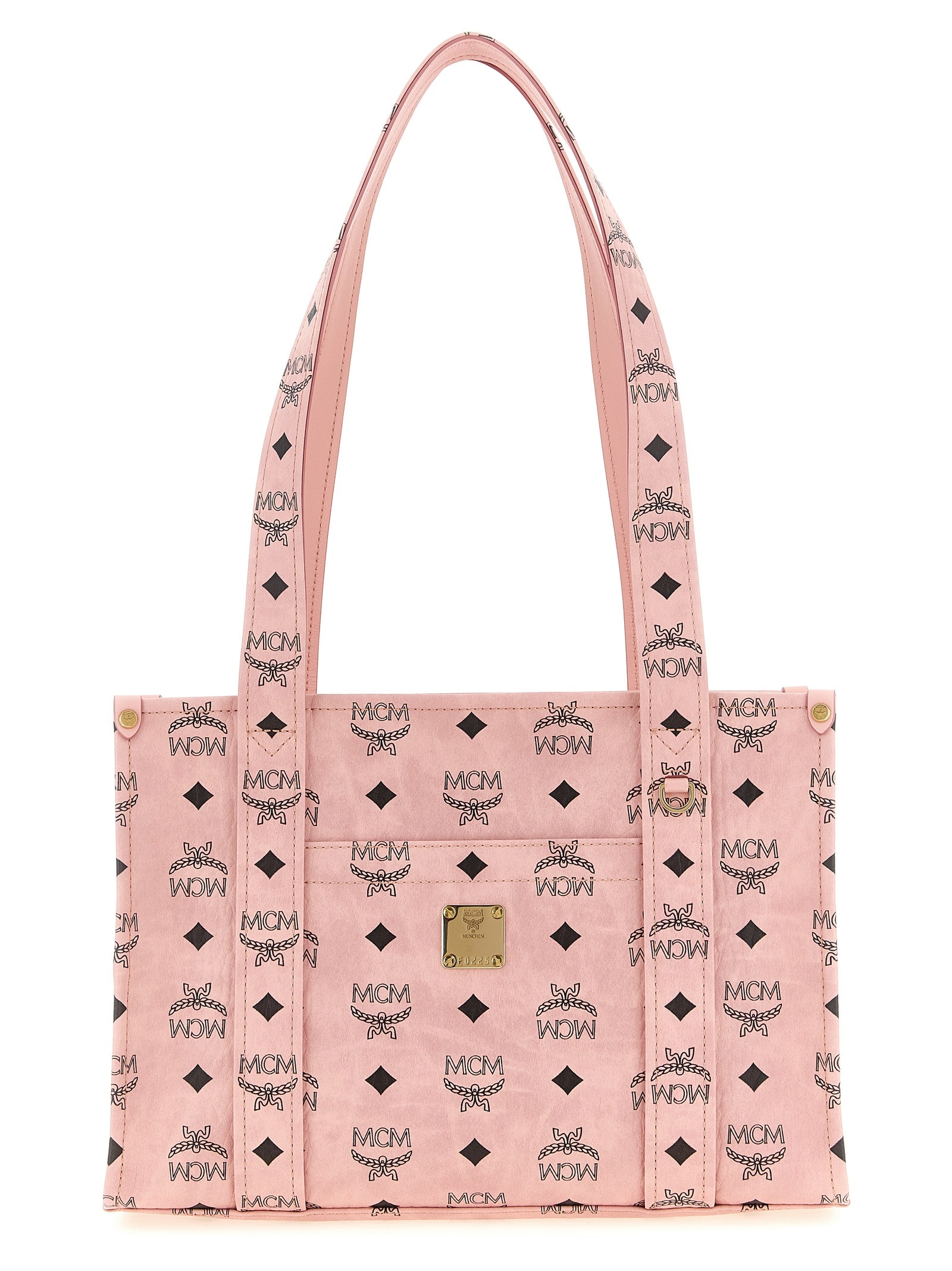 Mcm Aren School Tote Shoulder Bag