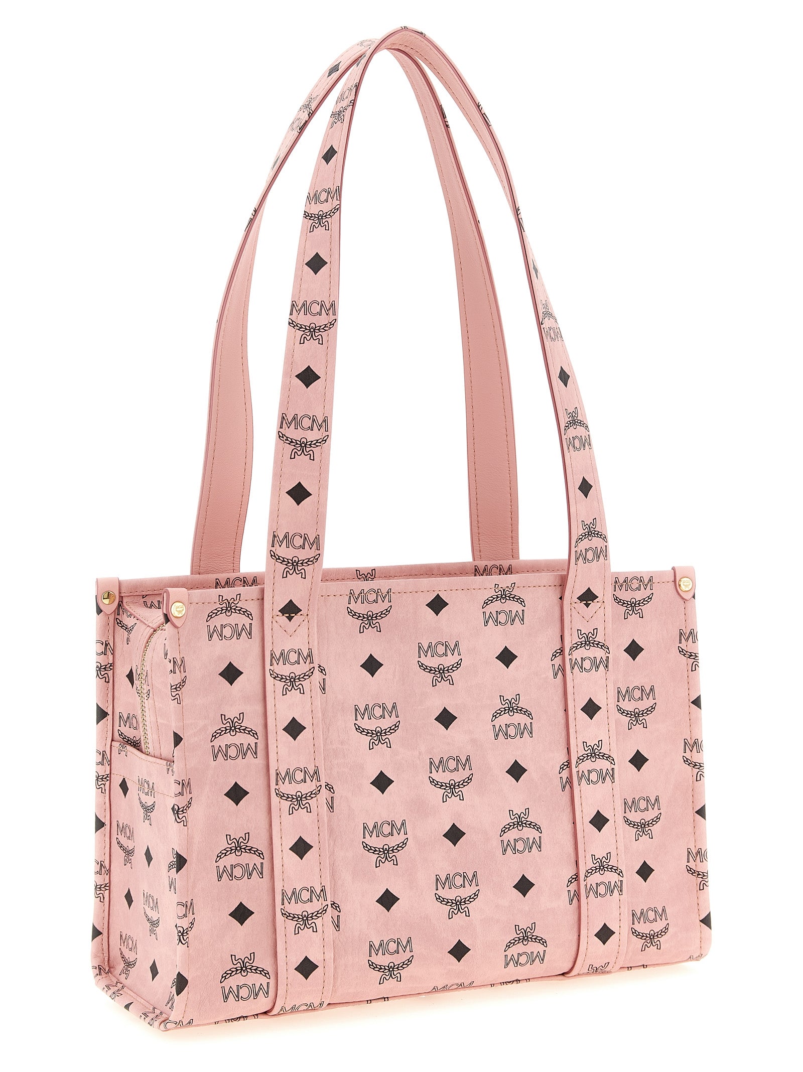 Mcm Aren School Tote Shoulder Bag