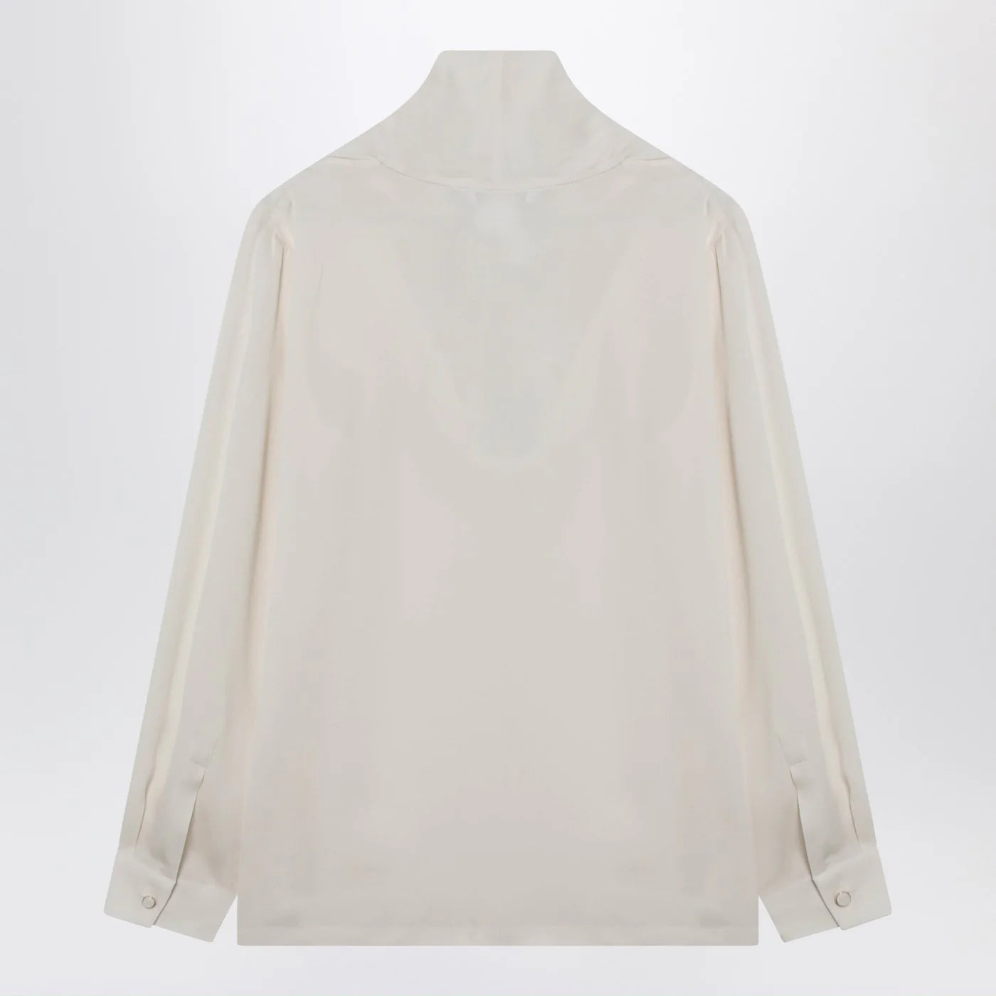 Max Mara Ivory silk charmeuse blouse