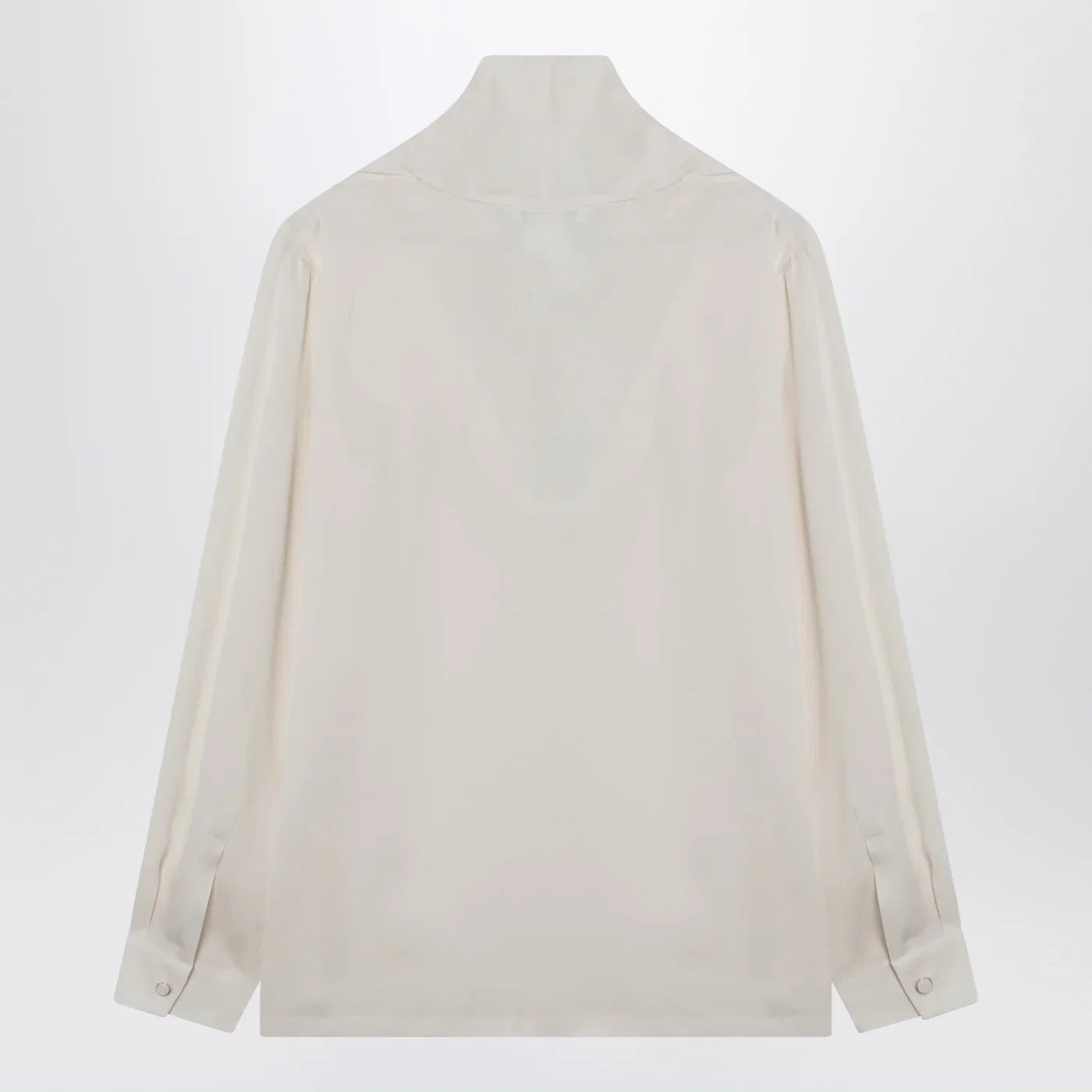 Max Mara Ivory silk charmeuse blouse