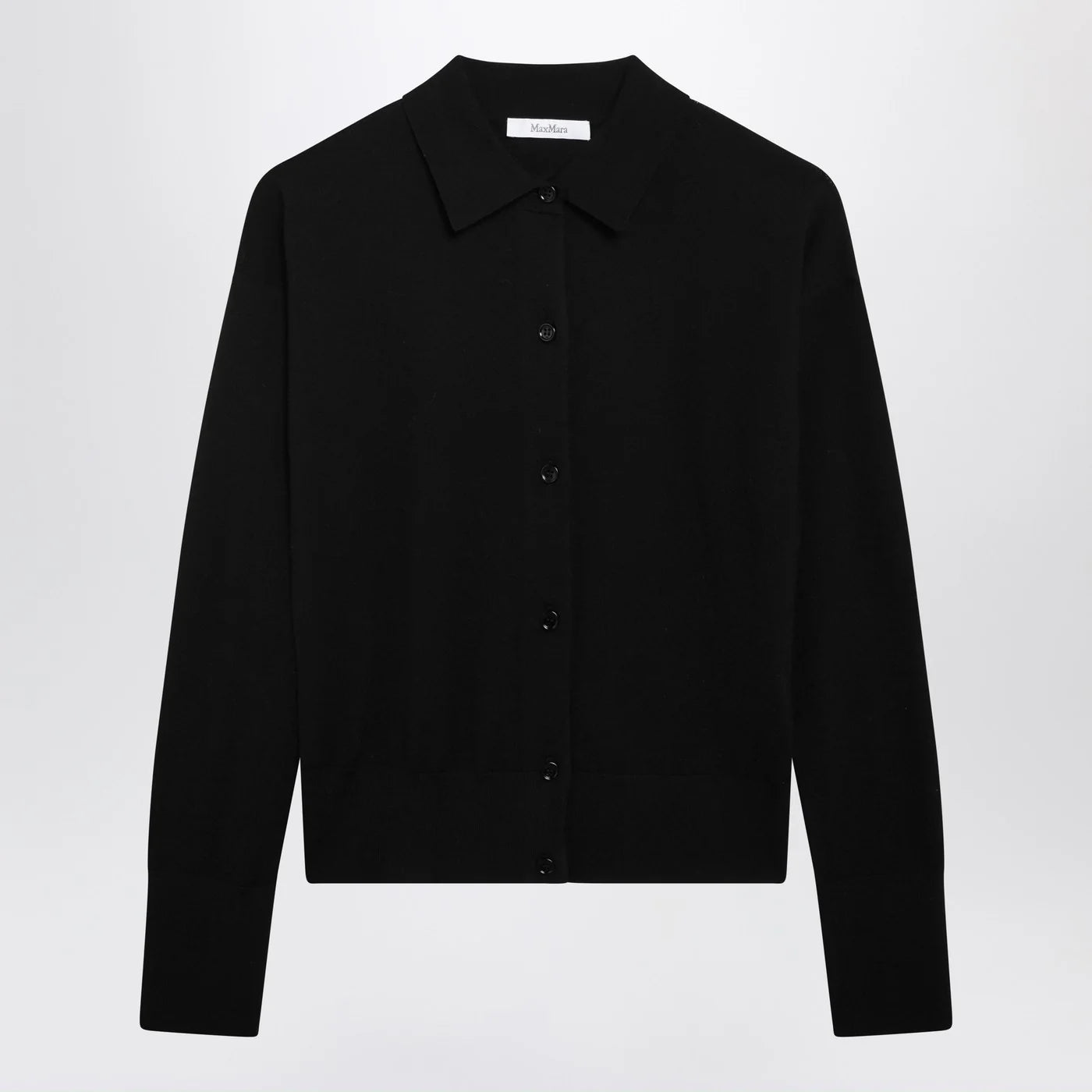 Max Mara Black wool-blend cardigan