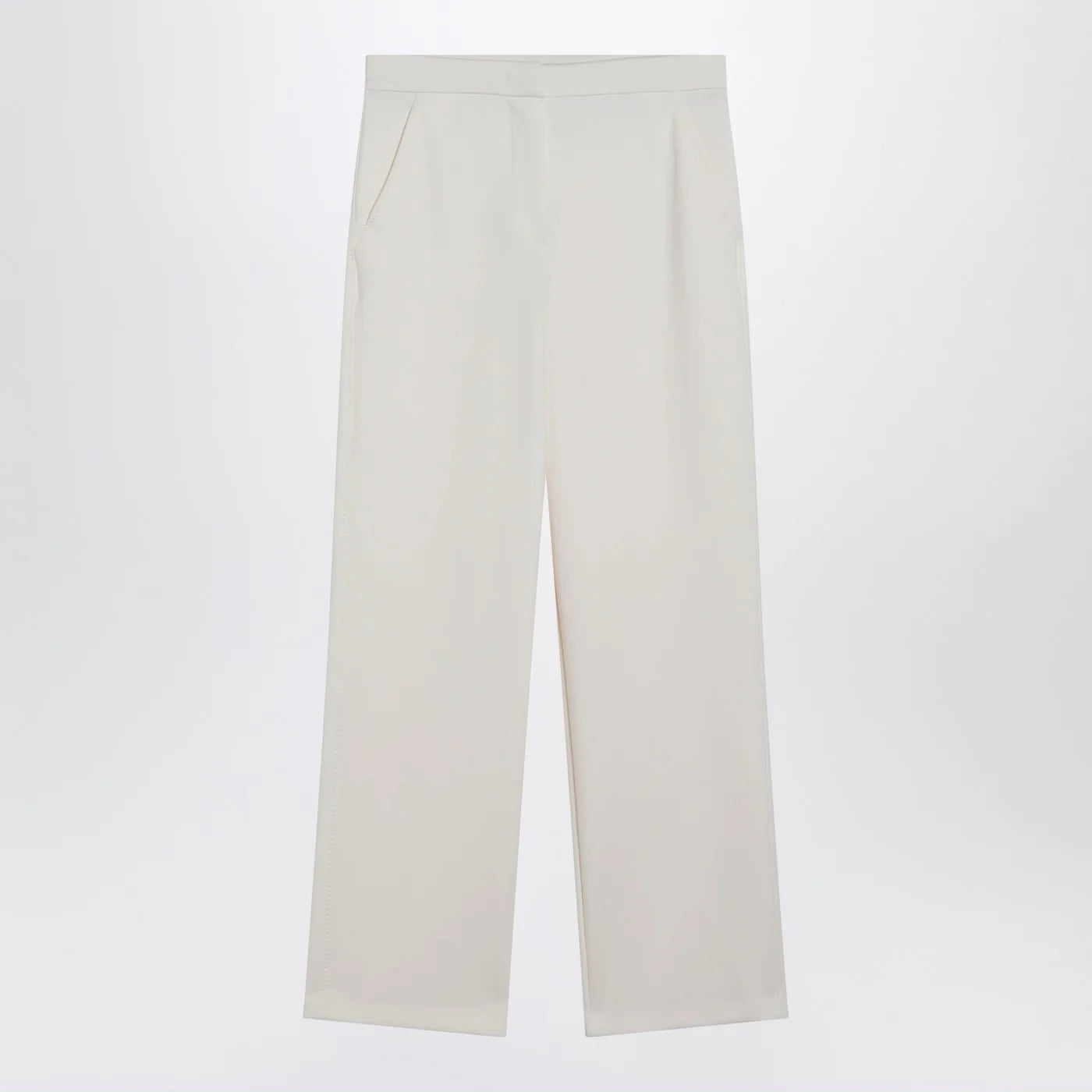 Max Mara Ivory straight-leg trousers