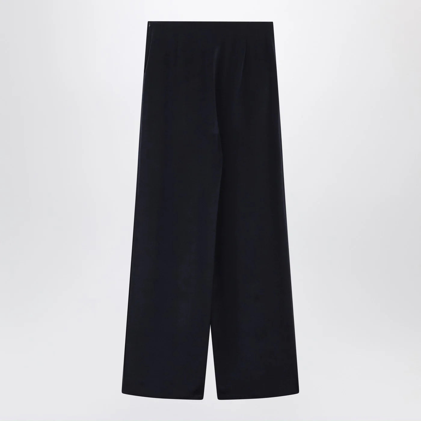 Max Mara Navy silk-blend trousers