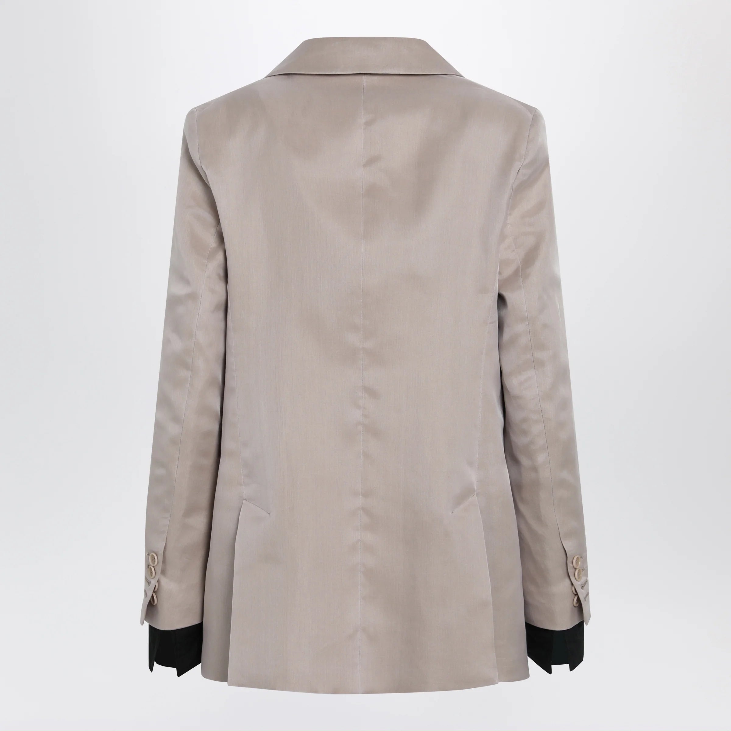 Max Mara Oversized linen and organza blazer in pink