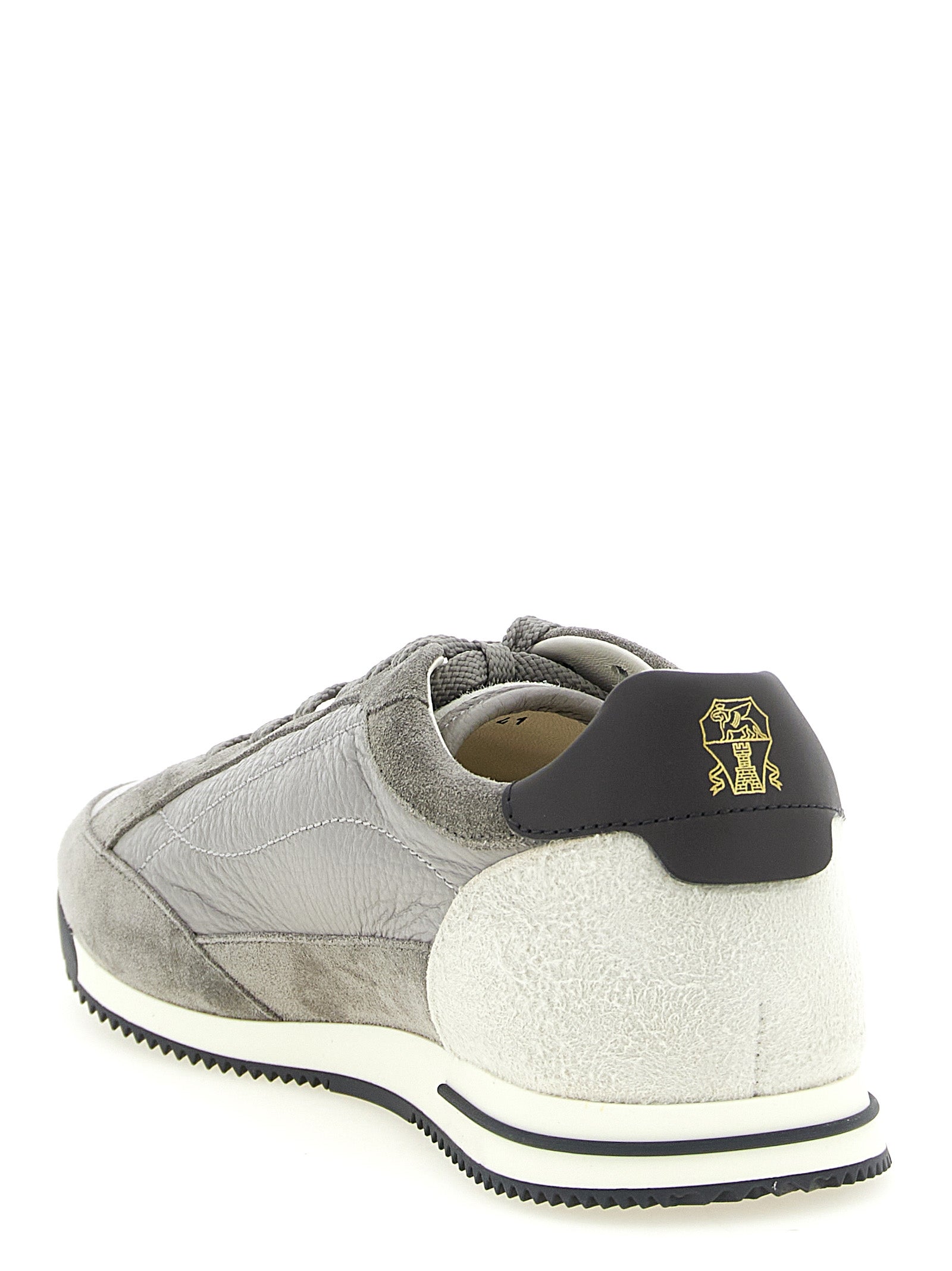 Brunello Cucinelli Deer And Suede Sneakers