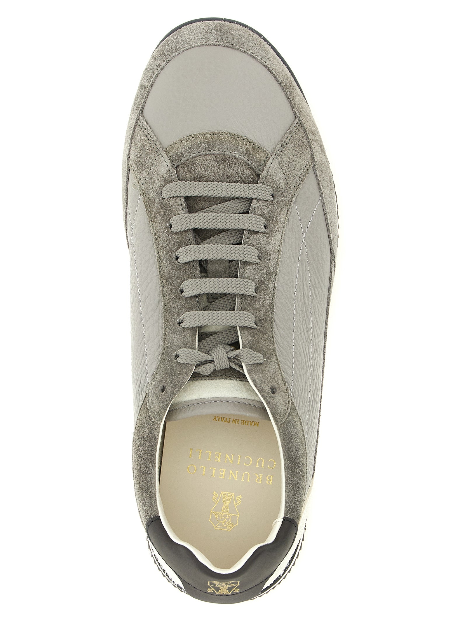 Brunello Cucinelli Deer And Suede Sneakers