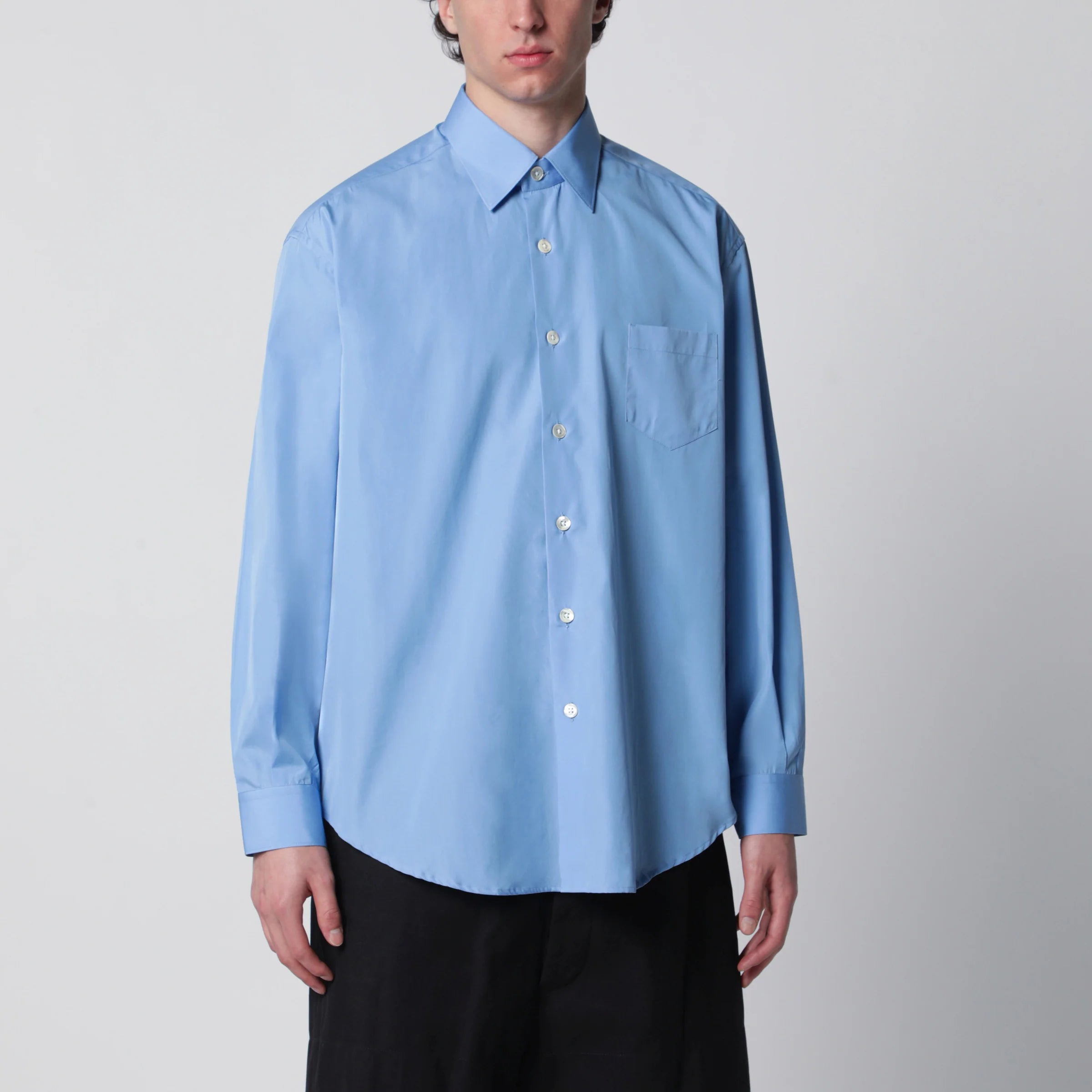 NAMACHEKO Light Blue Cotton Shirt