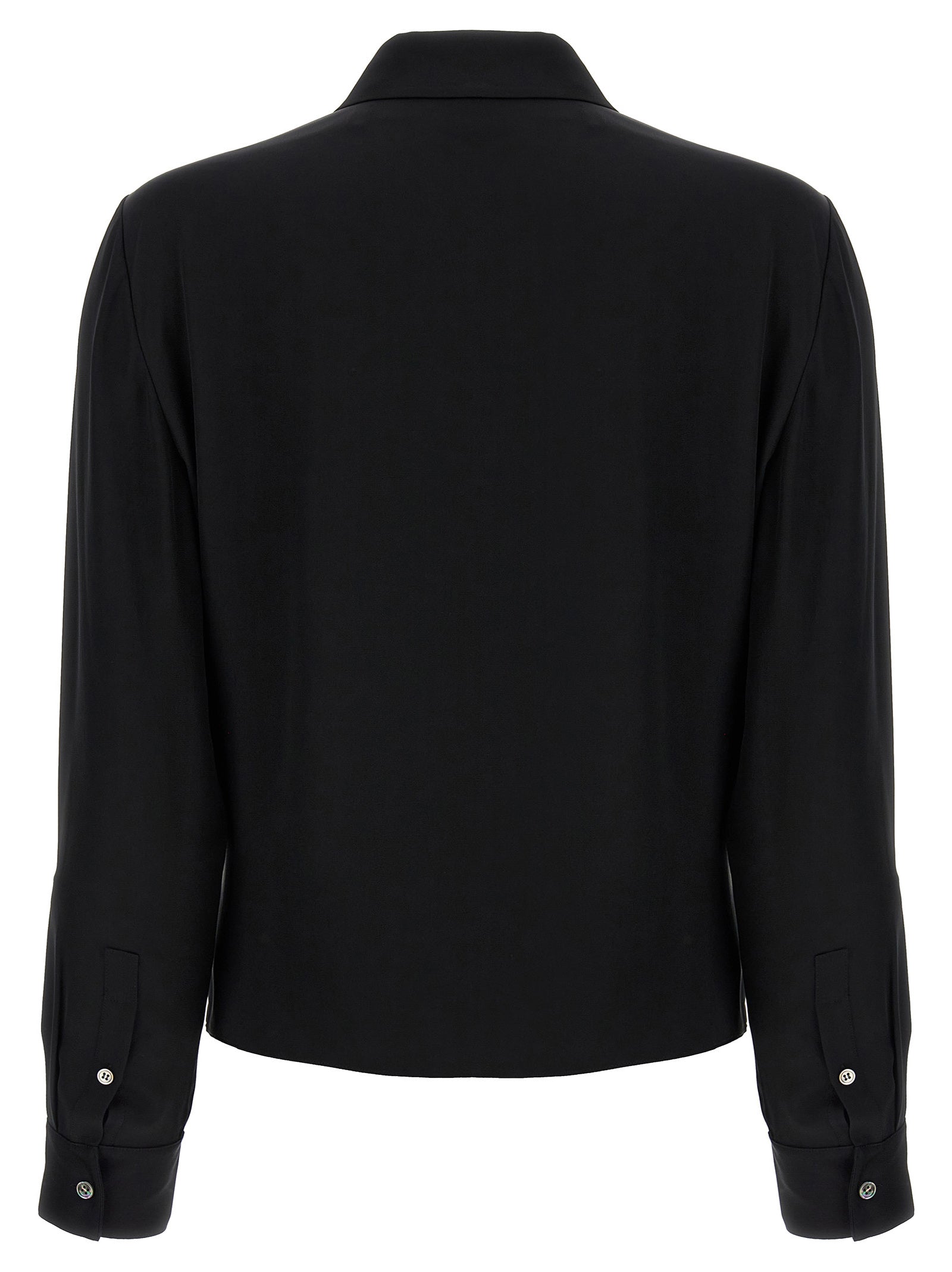 Theory Pk Label Wrap Blouse