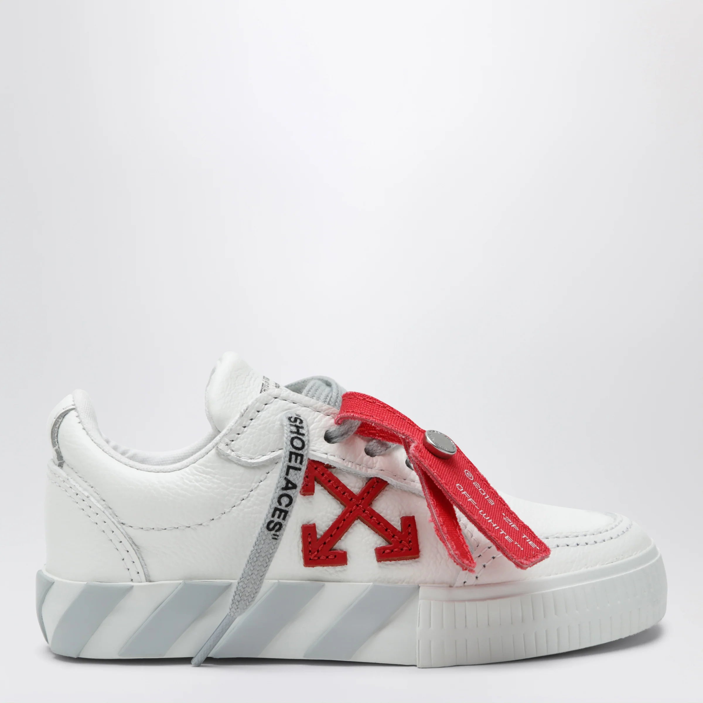 Off White Off-White™ Vulcanized sneakers in white/grey/red