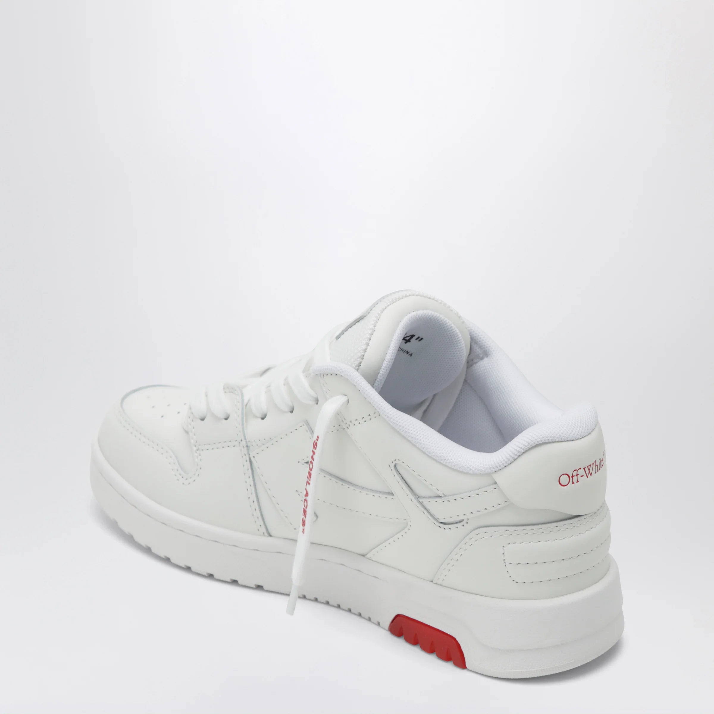 Off White Off-White™ White/red Out Of Office For Walking sneakers