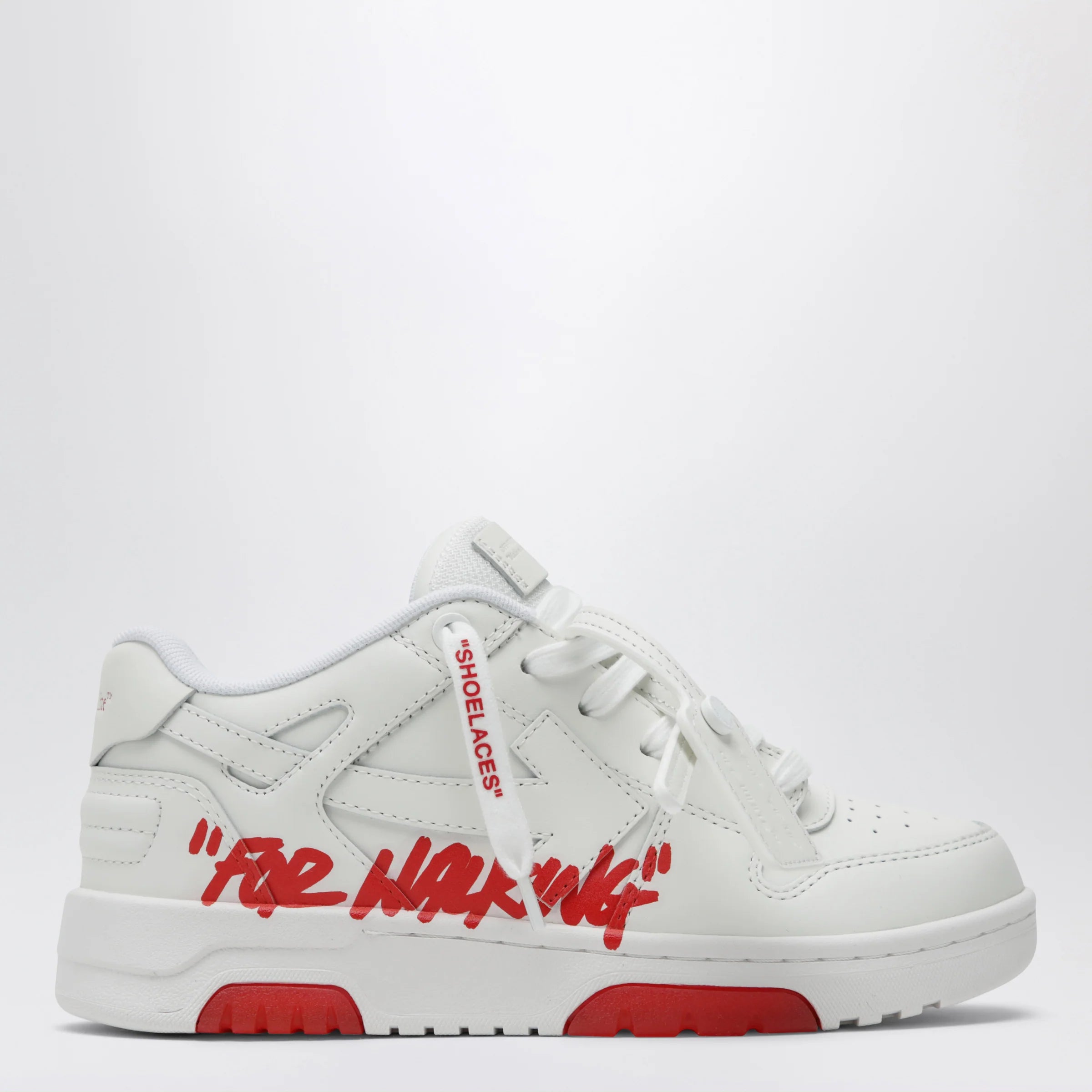 Off White Off-White™ White/red Out Of Office For Walking sneakers