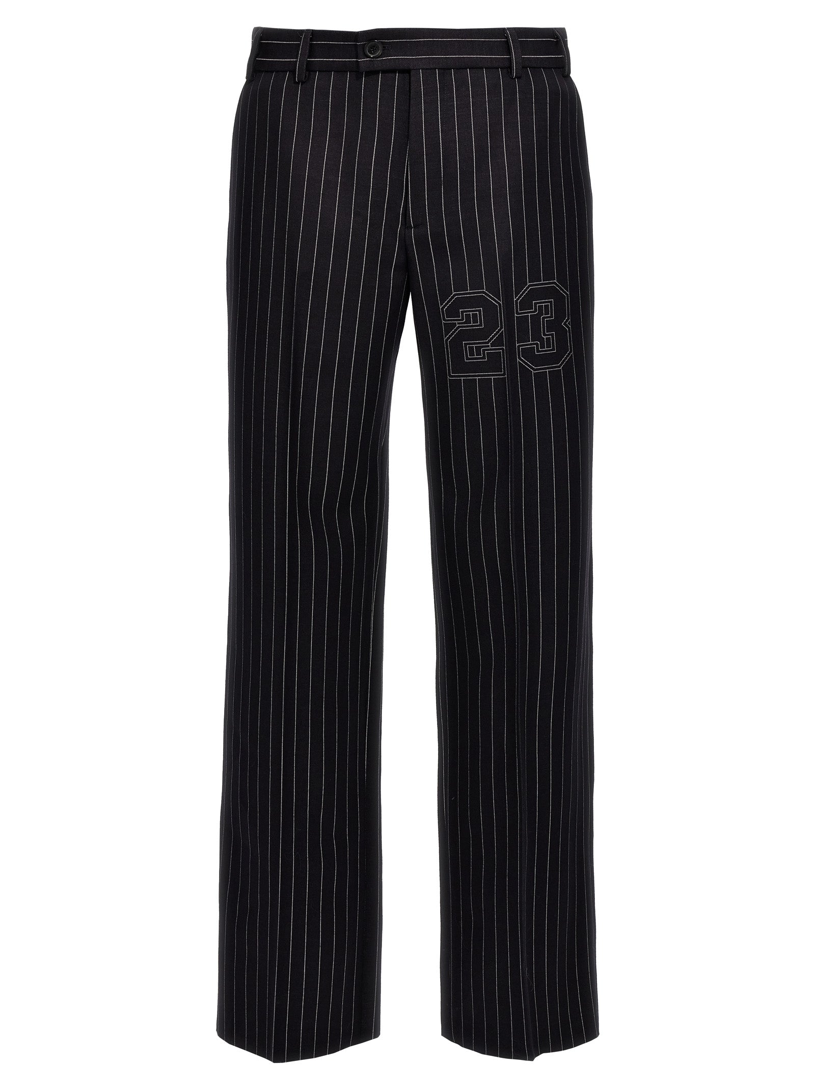 Off White 23 Pinstripes Trousers