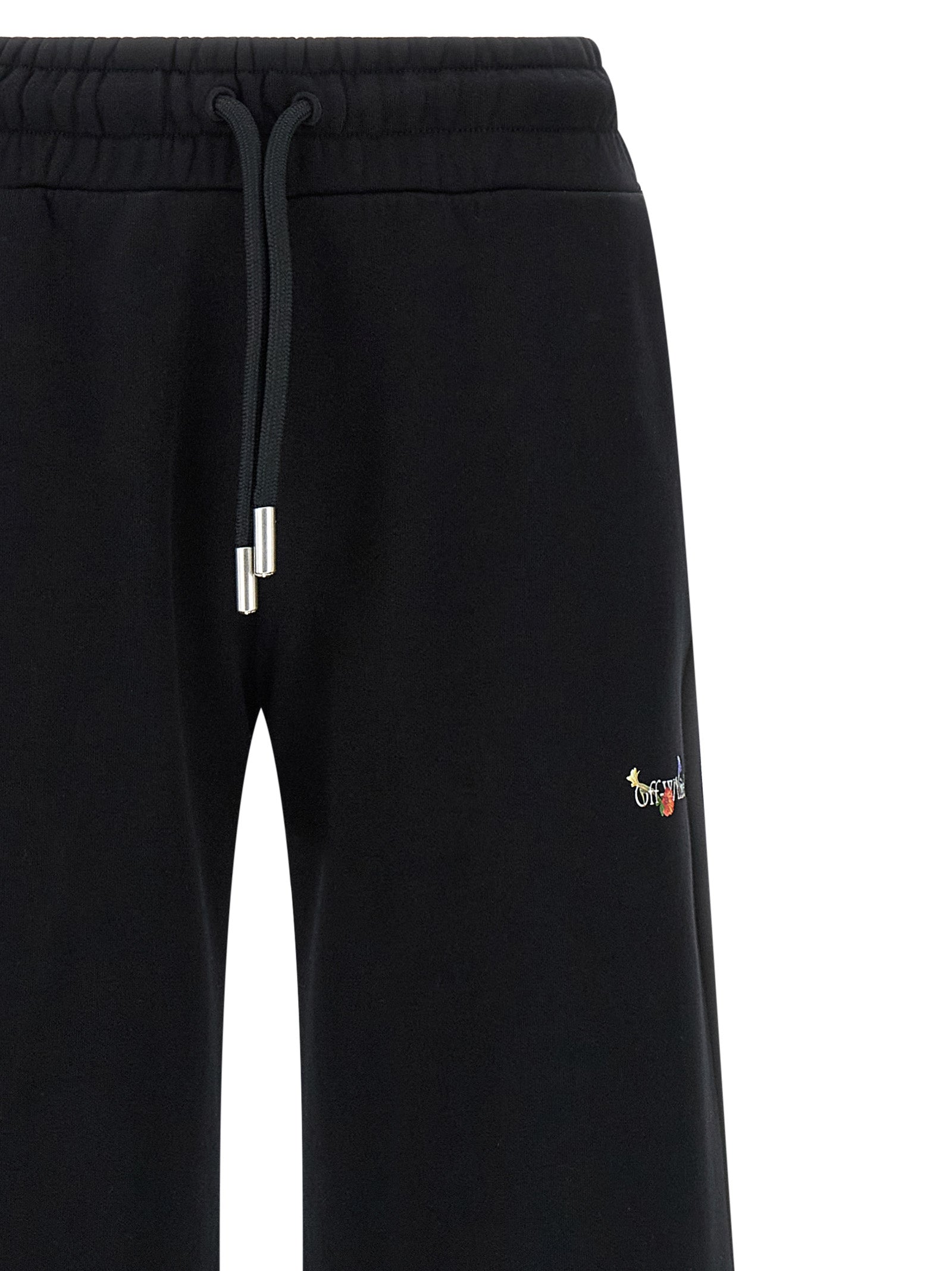 Off White Off-white Bookish Flowers Joggers
