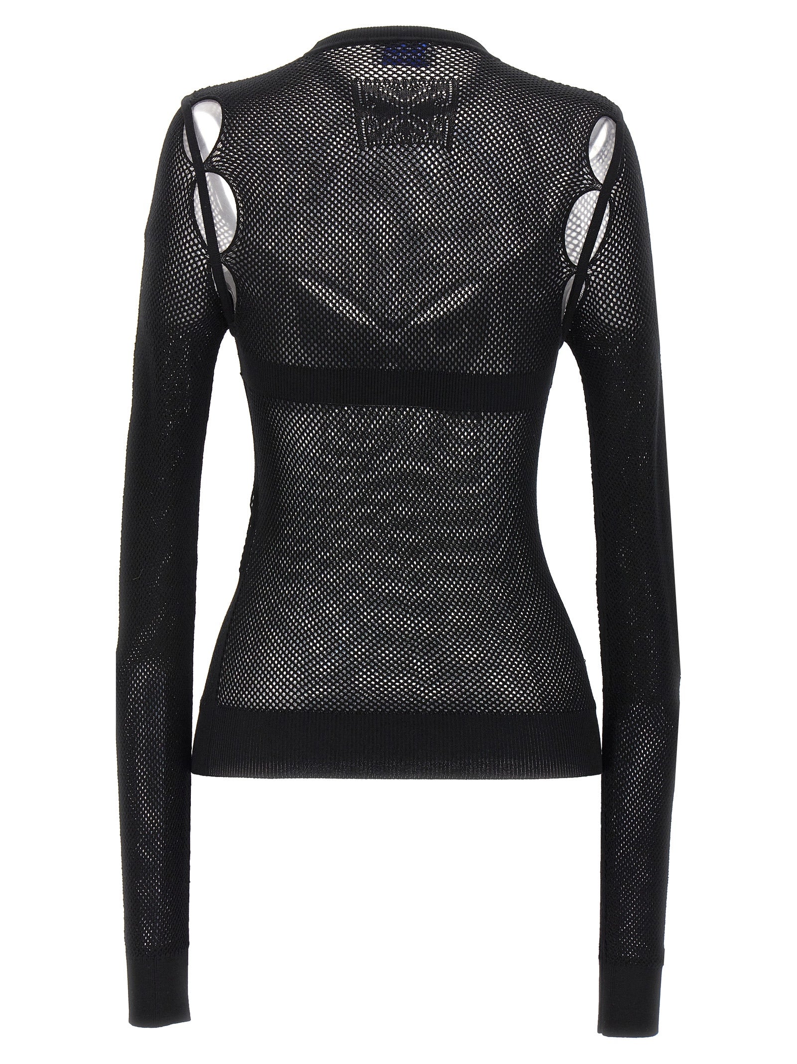 Off White Net Arrow Bralette Top