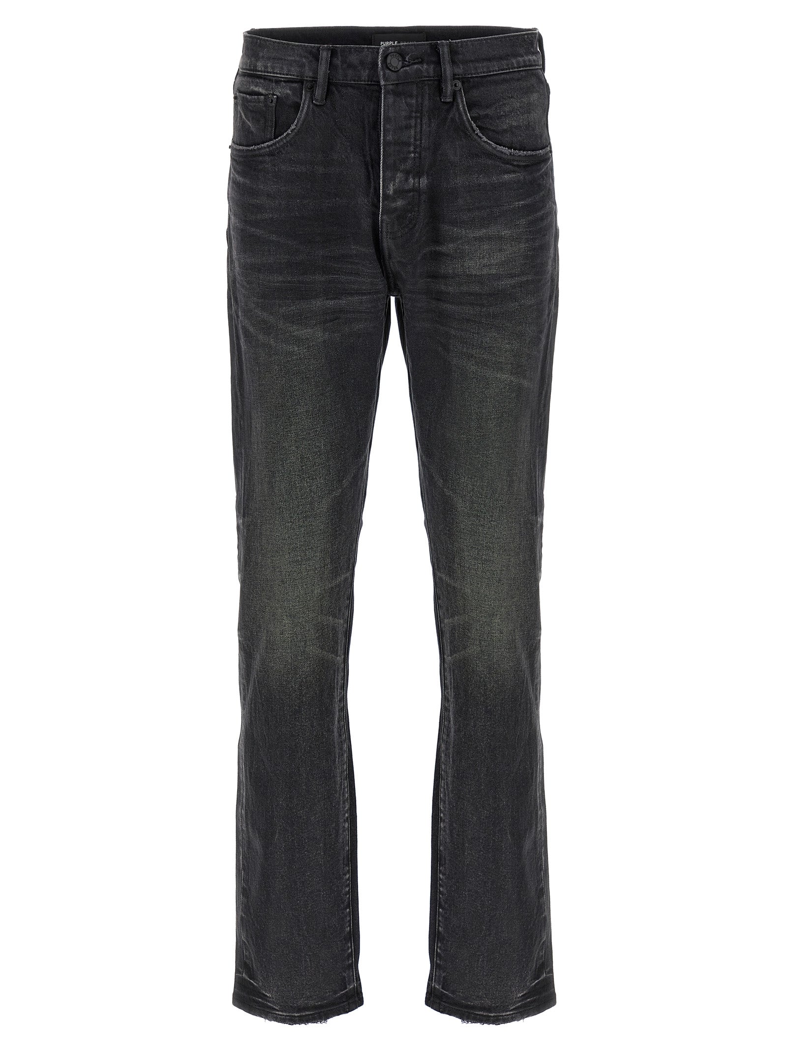 Purple P005 Double Dip Coated Jeans