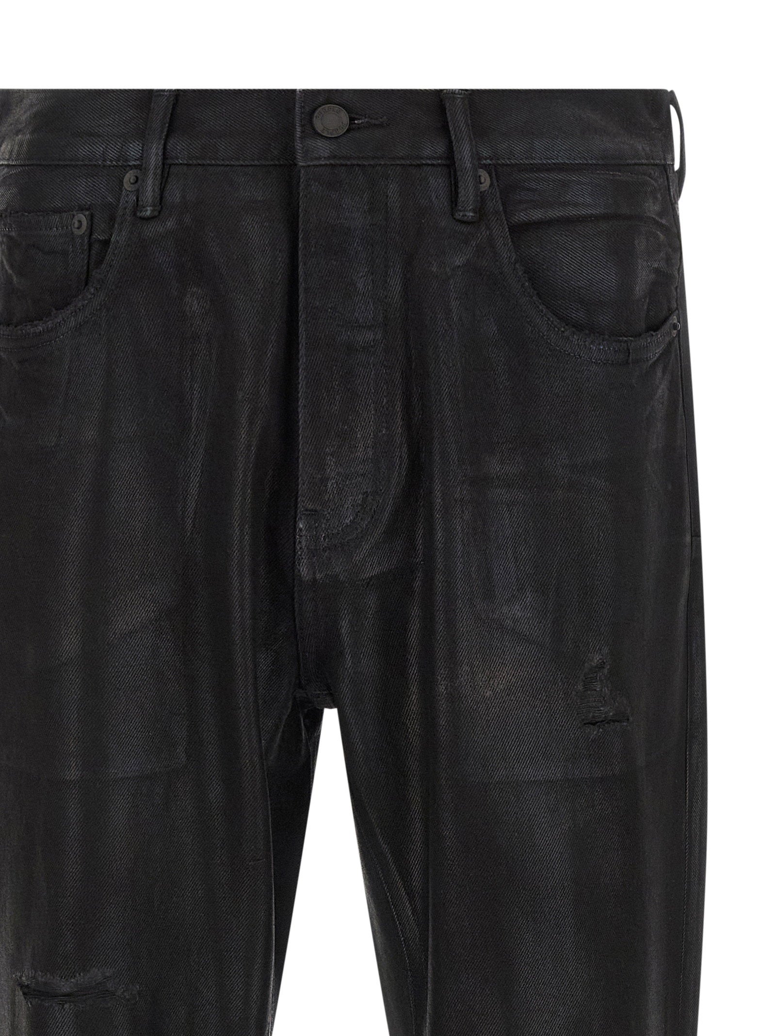 Purple P026 Rinsed Foil Boot Jeans