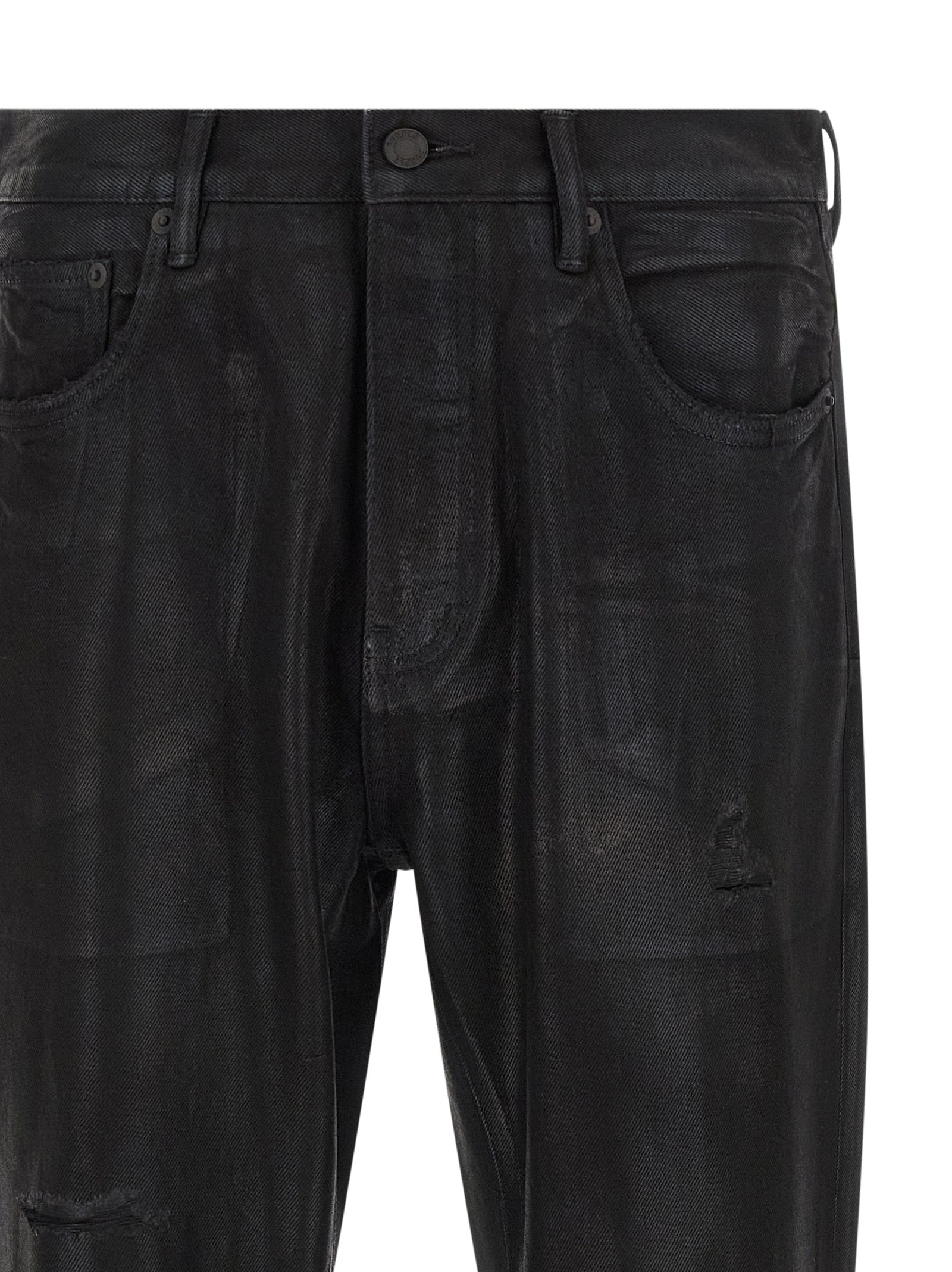 Purple P026 Rinsed Foil Boot Jeans