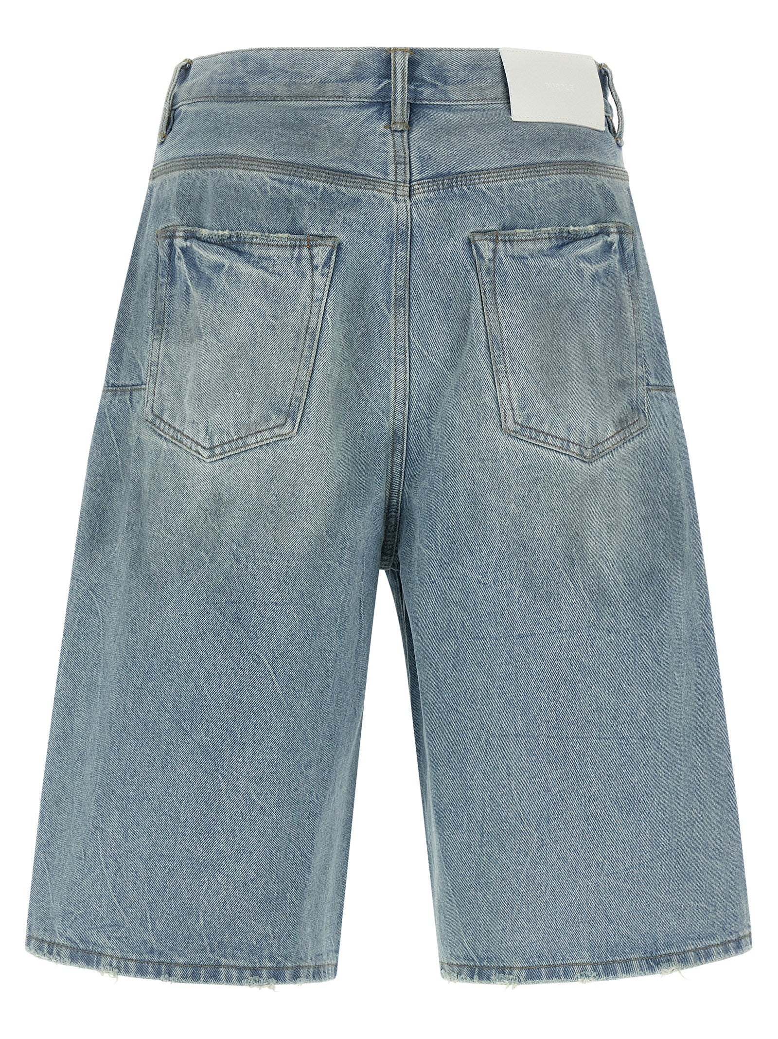 Purple P070 Vintage Dust Bowl Bermuda Shorts