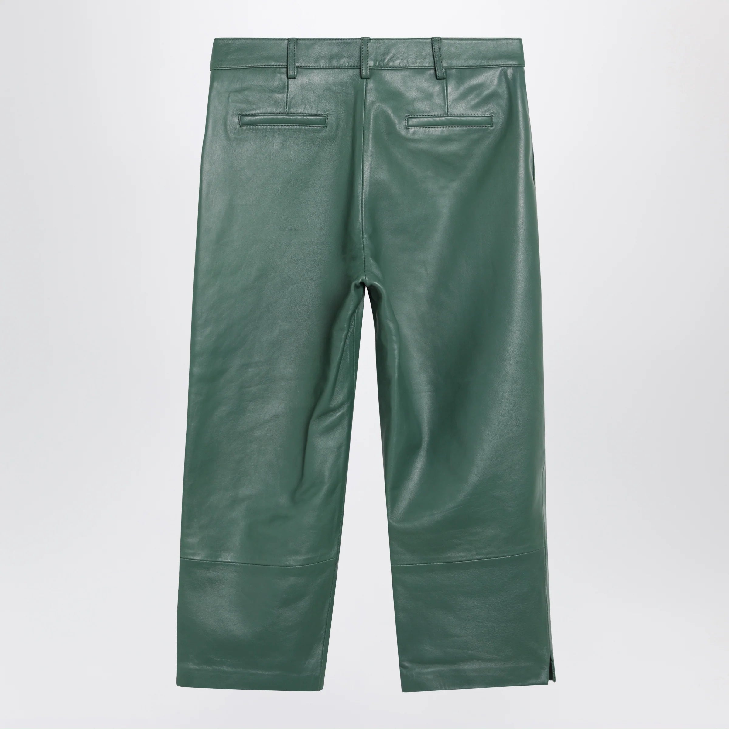 The Frankie Shop Olivet wide-leg faux leather pants in green
