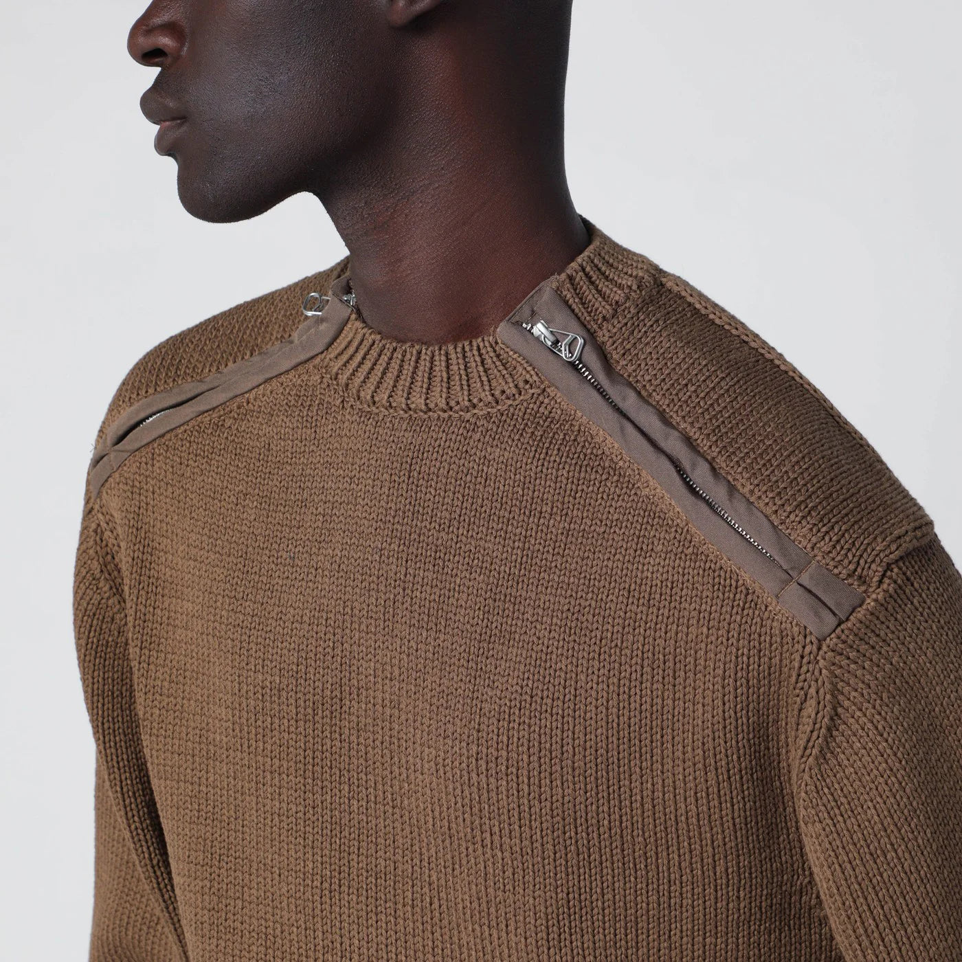 OAMC Dark beige cotton sweater