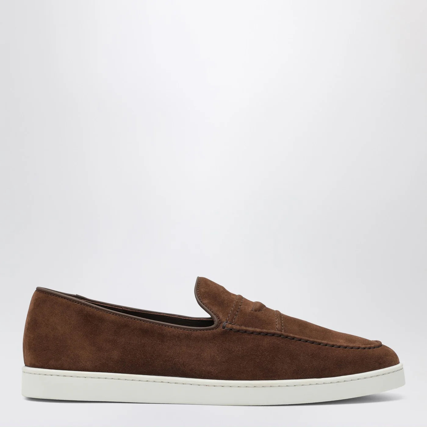 Church's Brown suede Peebles loafers