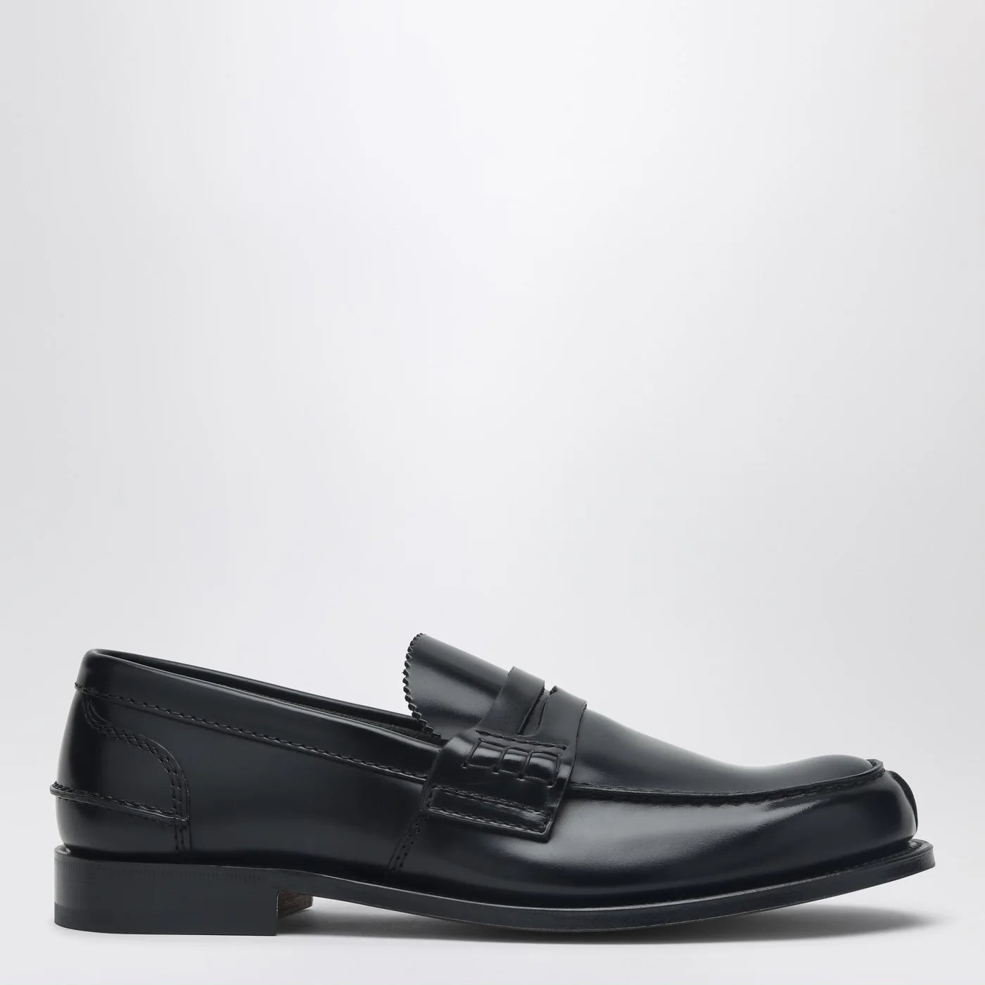 Church's Black shiny leather Pembrey loafers