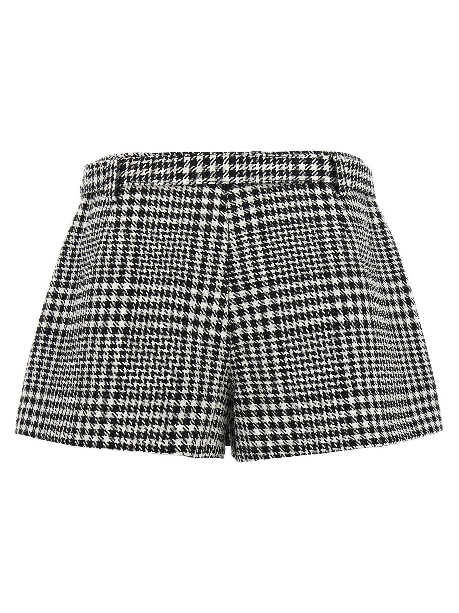 Self-Portrait Bouclé Wool Skort