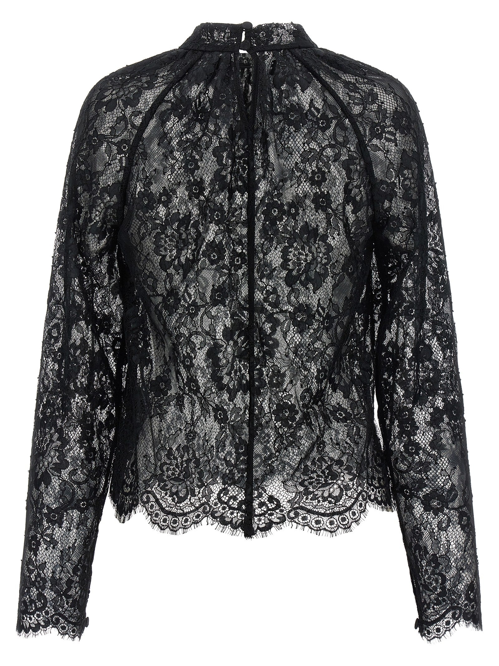 Self-Portrait Black Lace Blouse