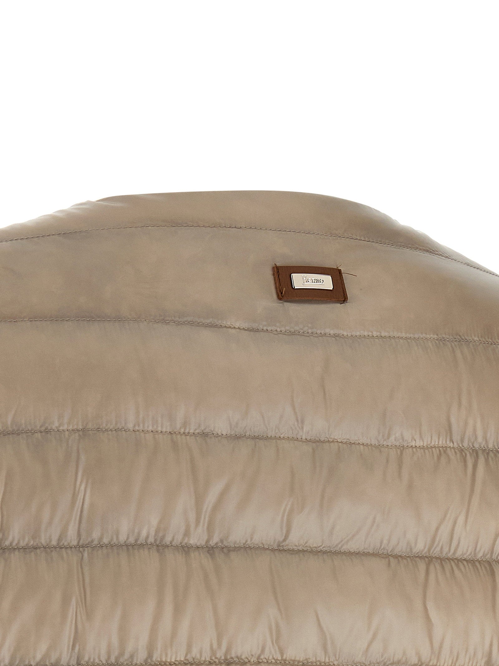 Herno Leather Strap Down Jacket