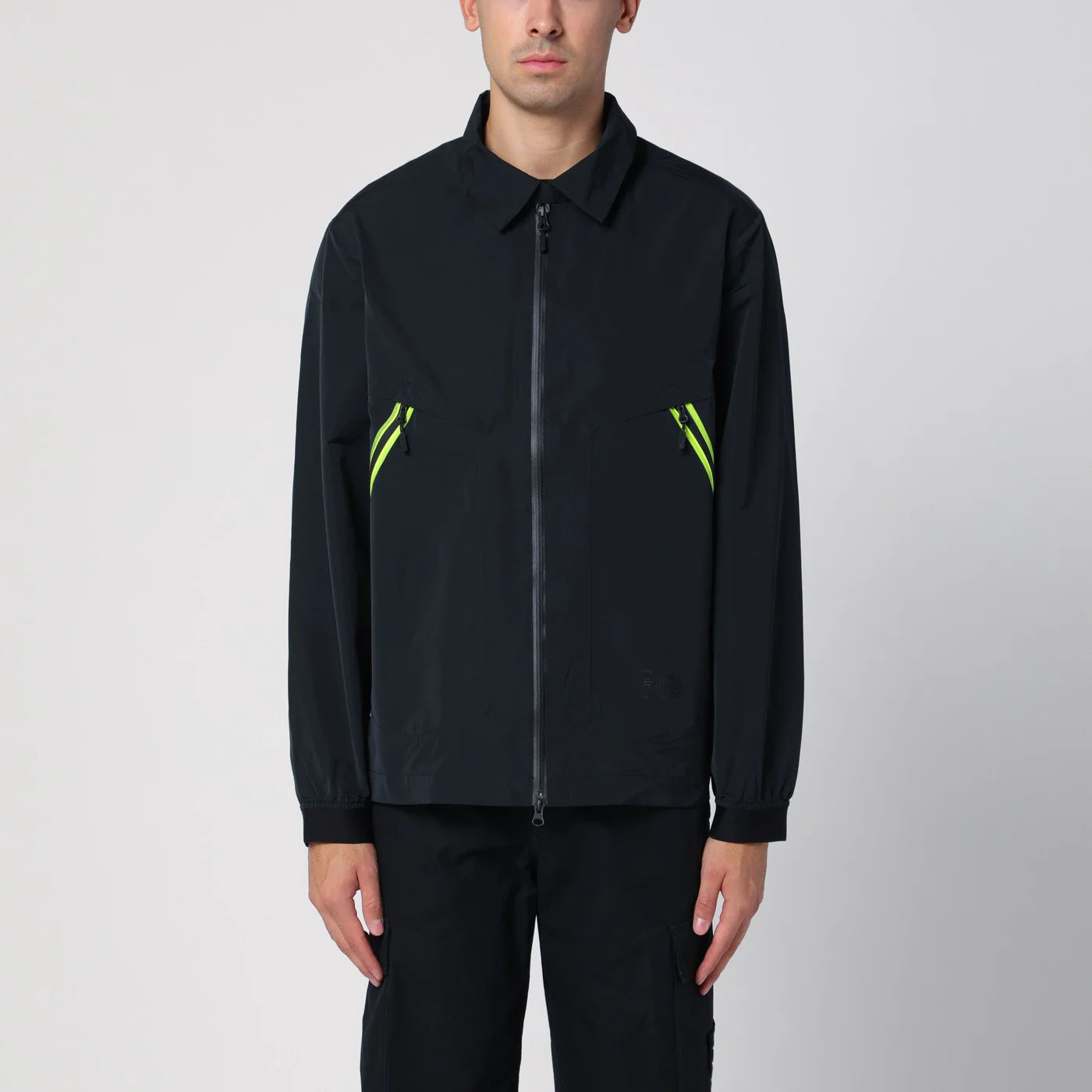 Purple Mountain Observatory Black shirt jacket with zip