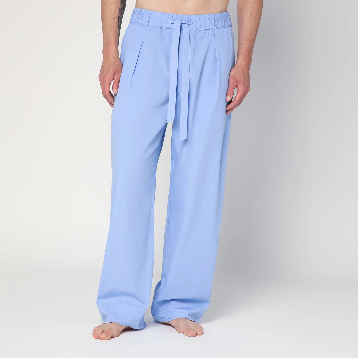 Tekla Cornflower blue pyjama pants