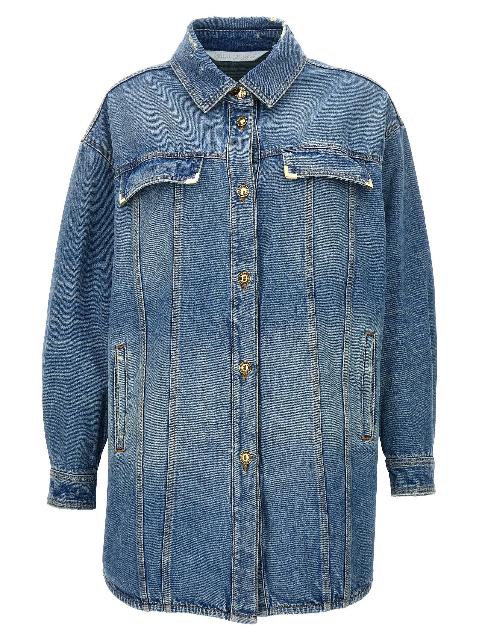 Palm Angels Washed Logo Jacket