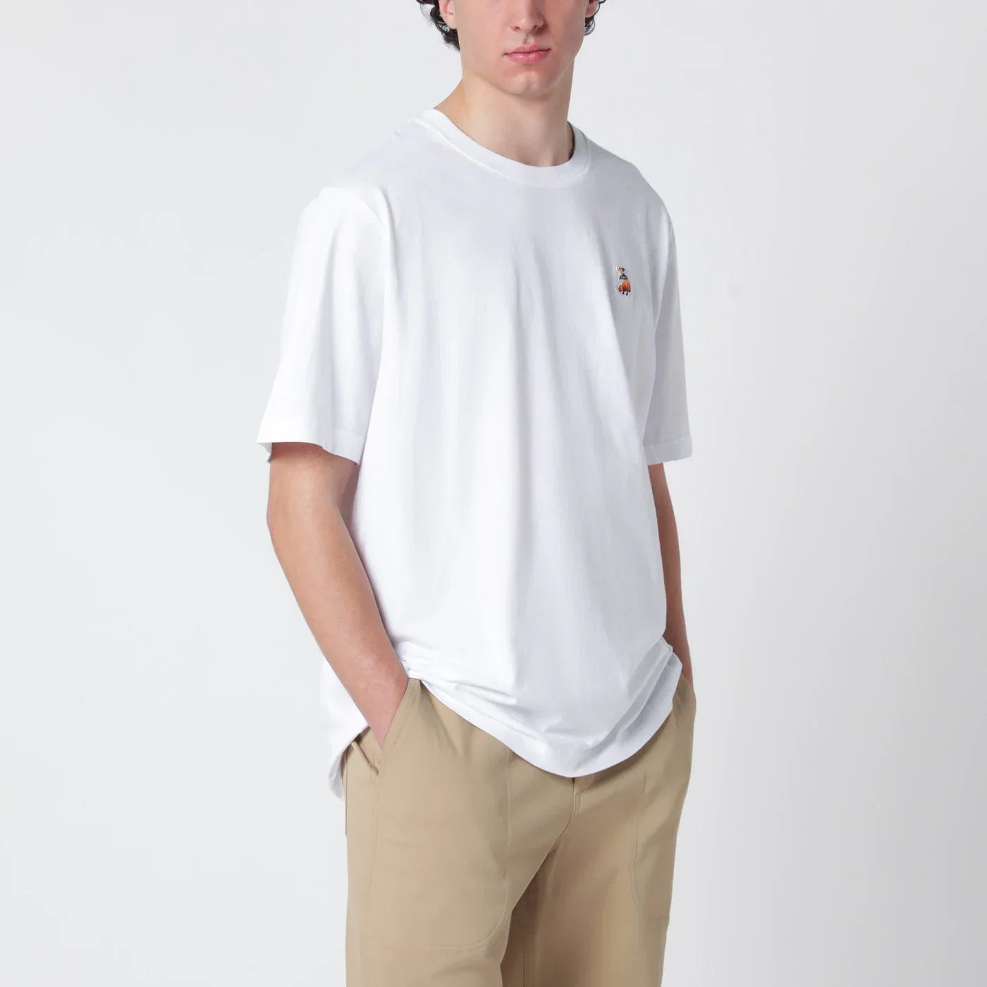 Maison Kitsuné White Dreaming Fox Comfort-Fit T-shirt