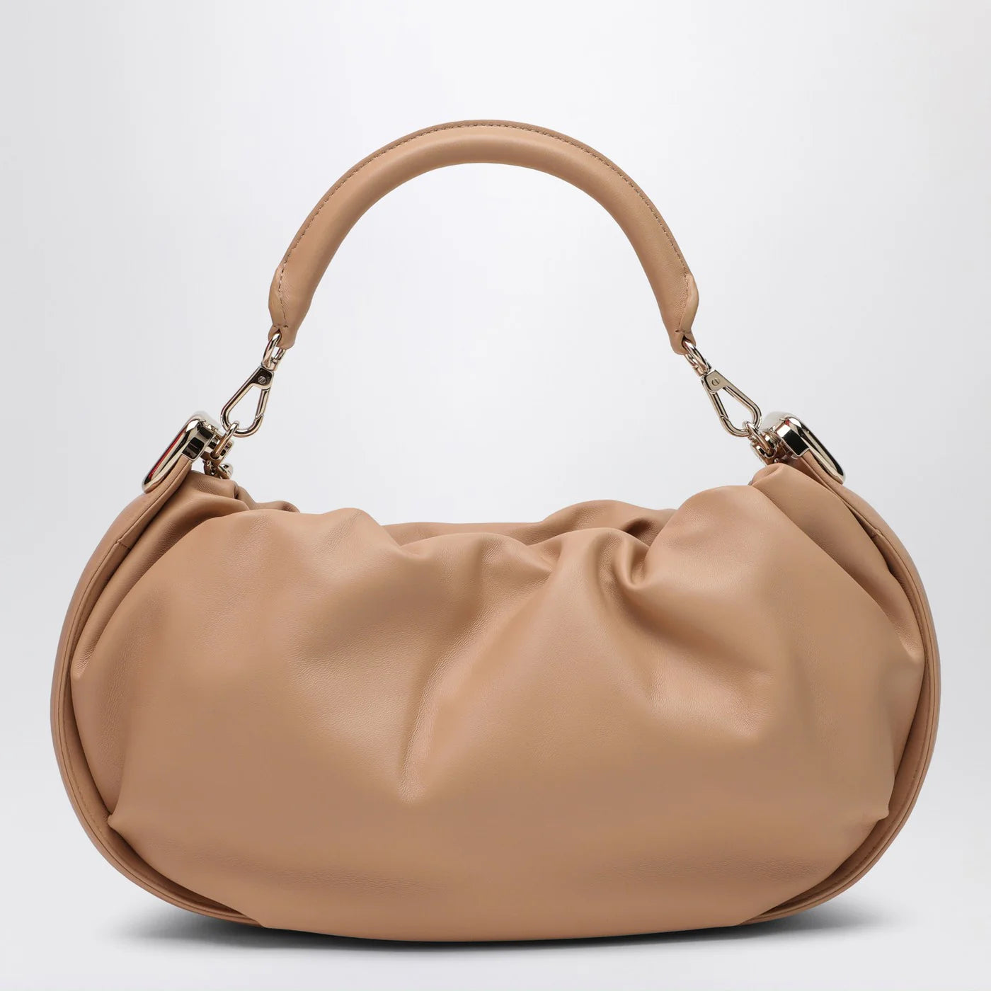 ROGER VIVIER Viv' Choc Royal desert leather hobo bag