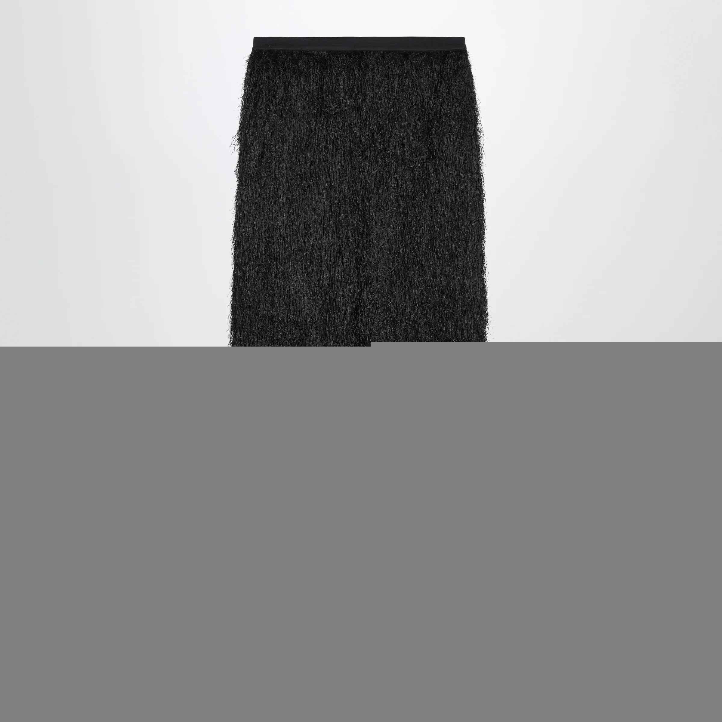 LouLou De Saison Black Reed fringed trousers