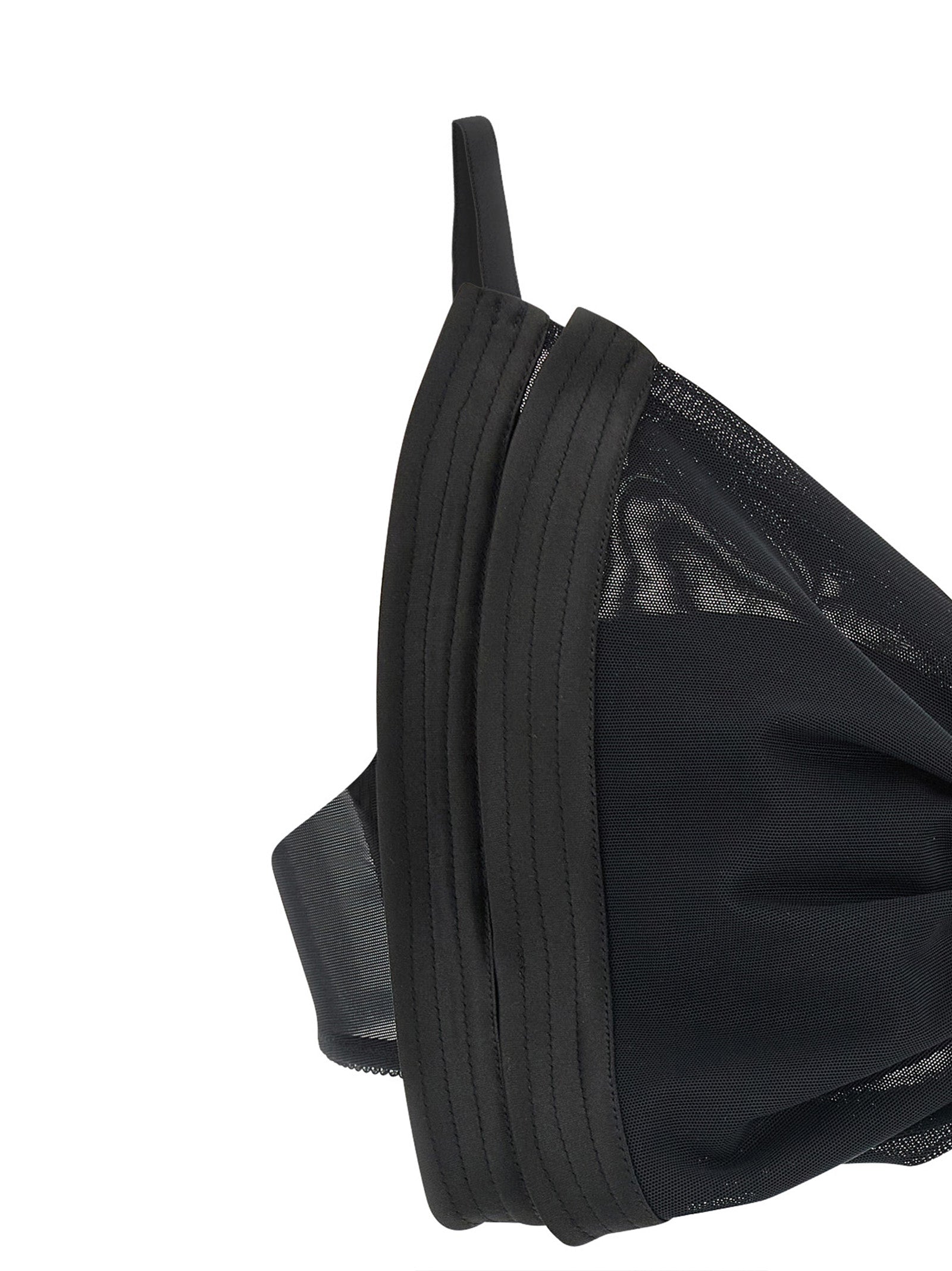 Elisabetta Franchi Satin Bra And Tulle