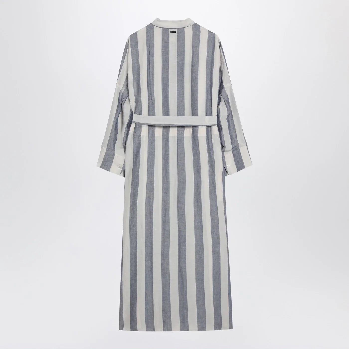 S Max Mara White/blue striped shirt dress