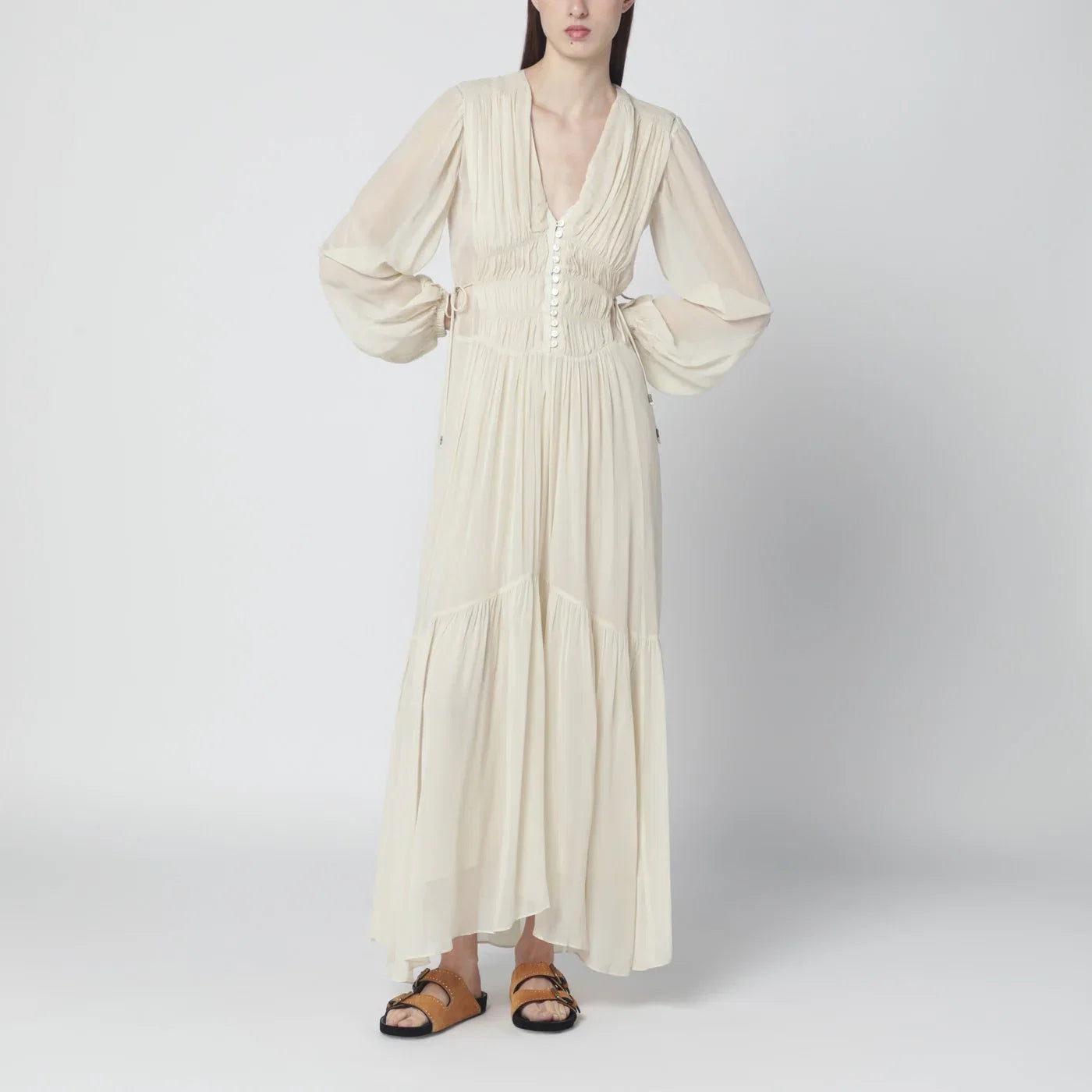 ISABEL MARANT Étoile Briane long ecru dress