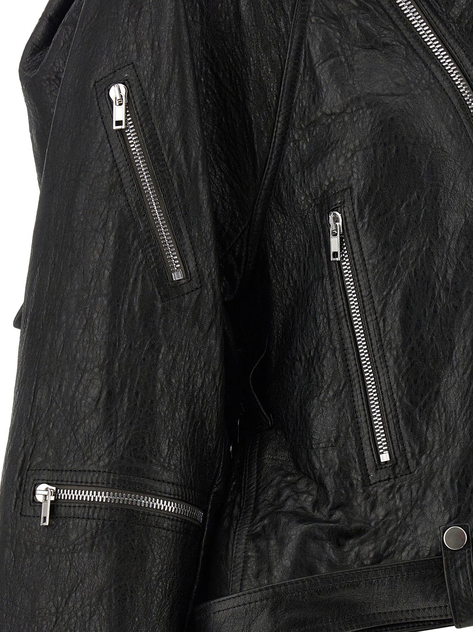 Rick Owens Cropped Scarf Flight Jacket
