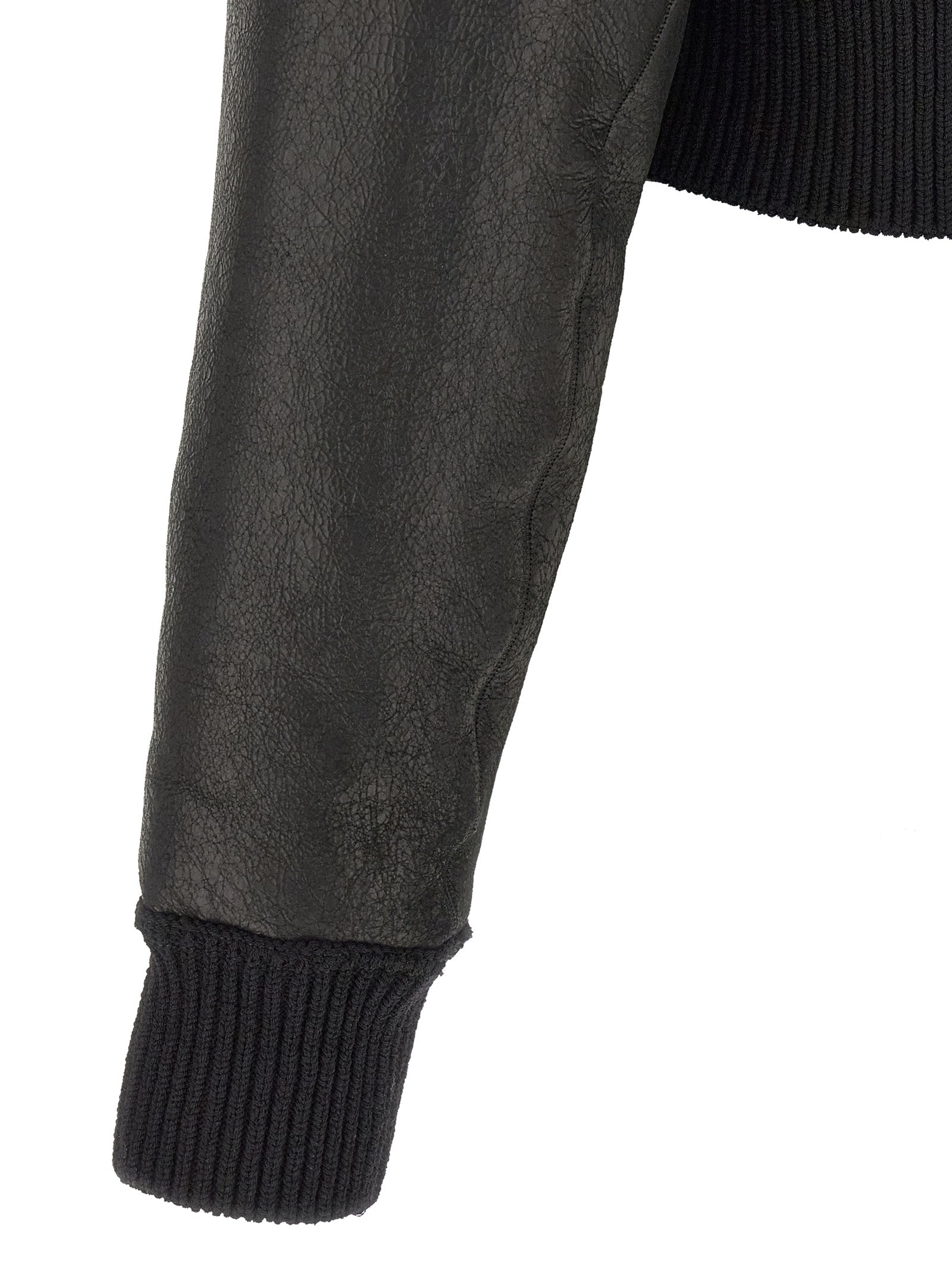 Rick Owens Flight Jkt Cropped Bomber Jacket