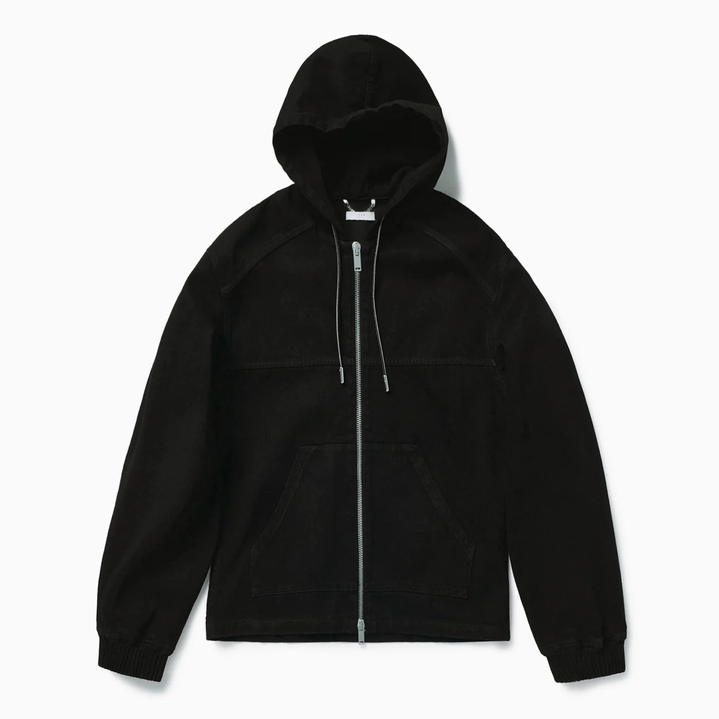 1989 STUDIO Black denim zip hoodie