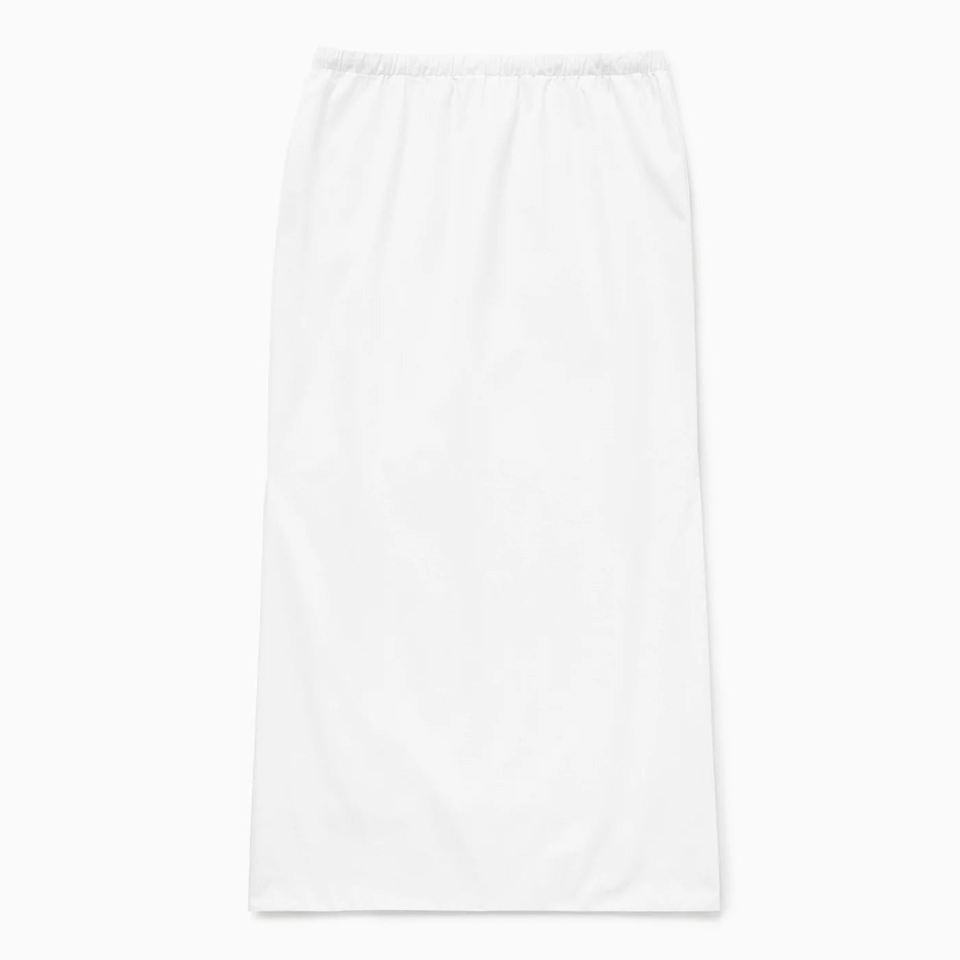 1989 STUDIO Long asymmetric skirt white