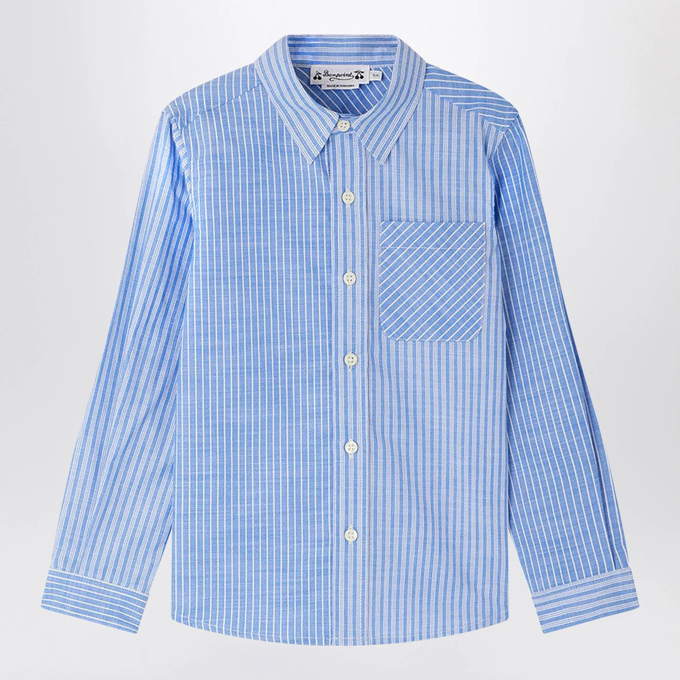 Bonpoint Light blue Tango striped shirt