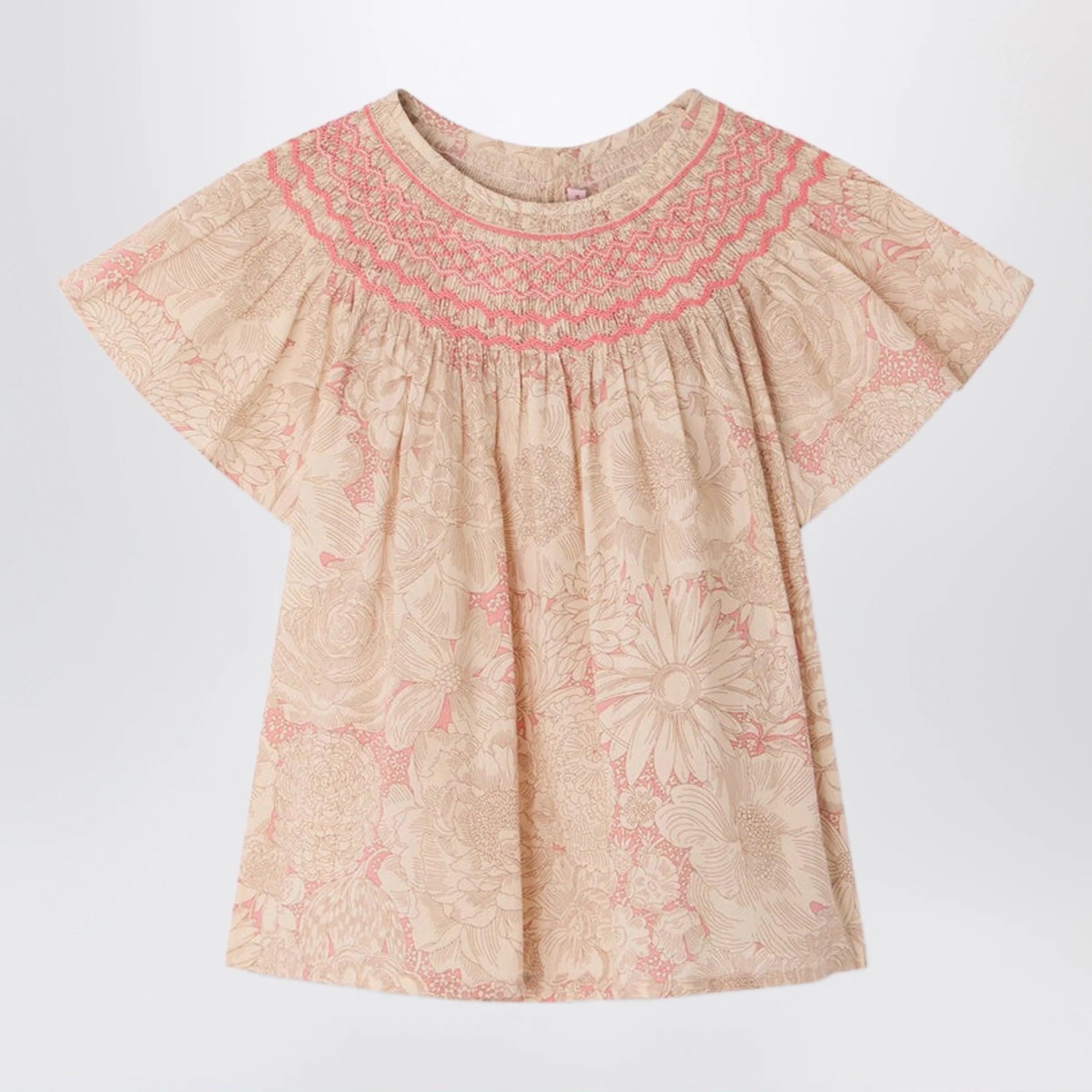 Bonpoint Adelice pink blouse in Liberty fabric