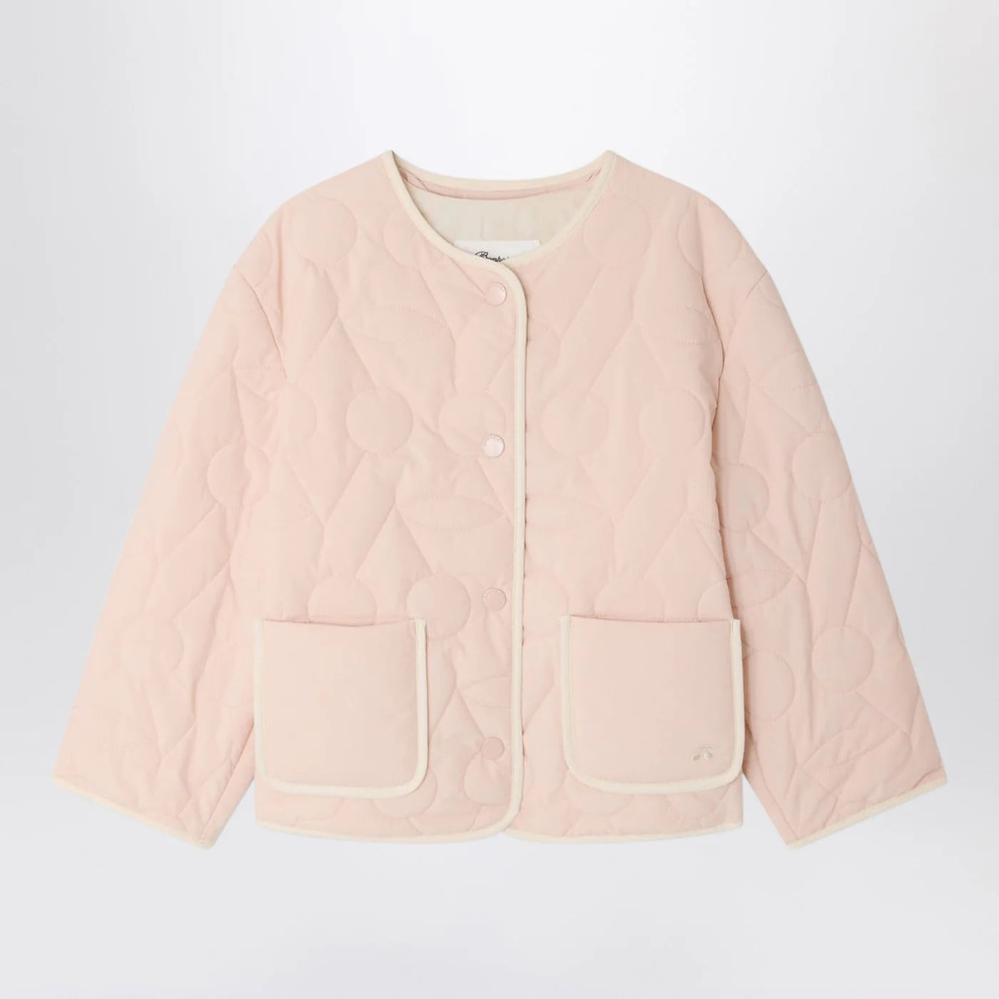 Bonpoint Lorelei light pink quilted jacket