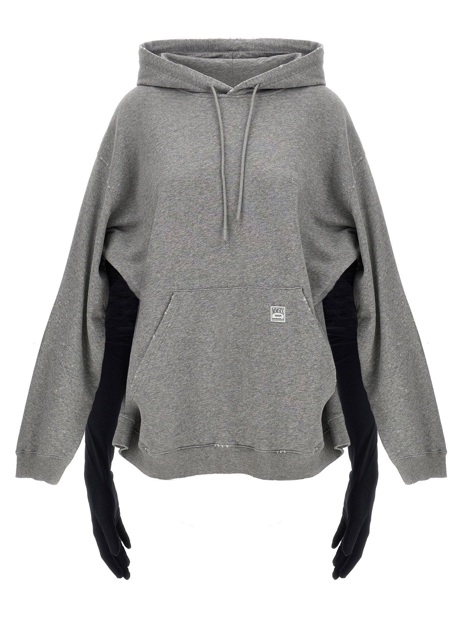 Mm6 Maison Margiela Hoodie Dress With Gloves