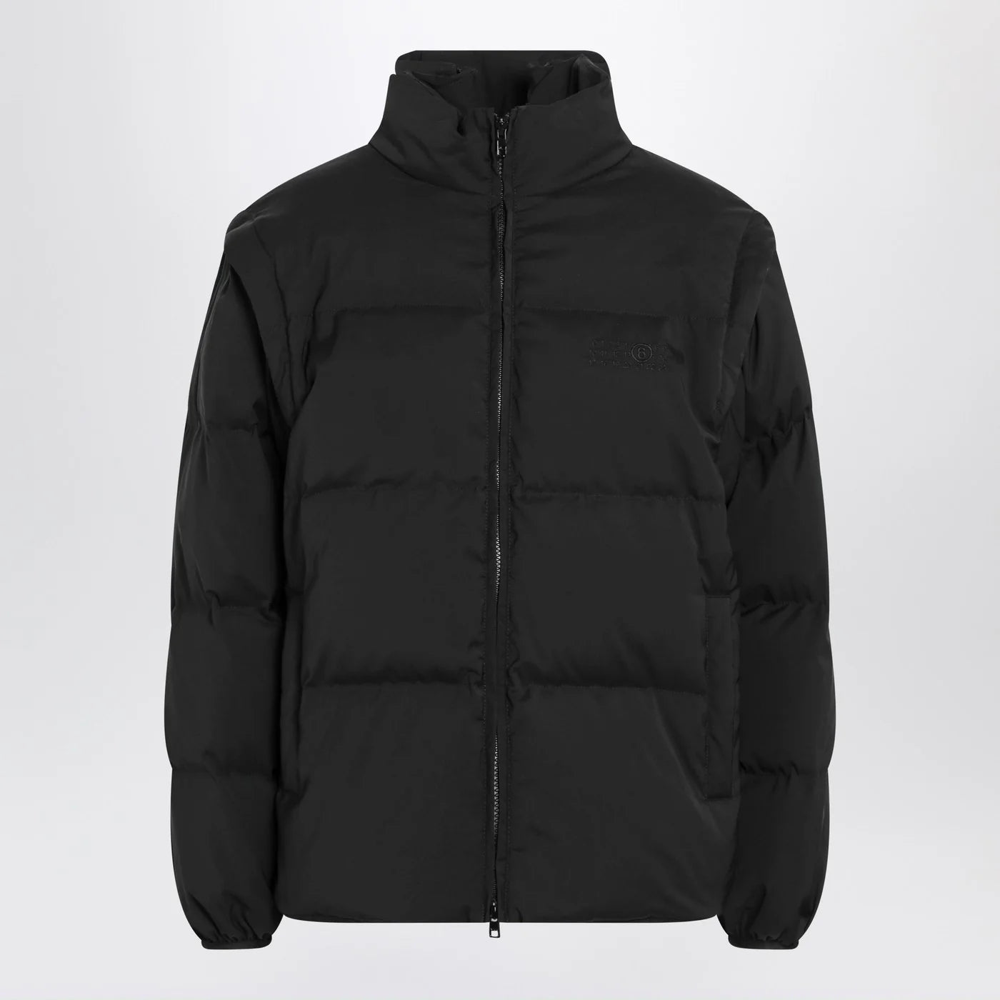 MM6 Maison Margiela Transformable padded black jacket