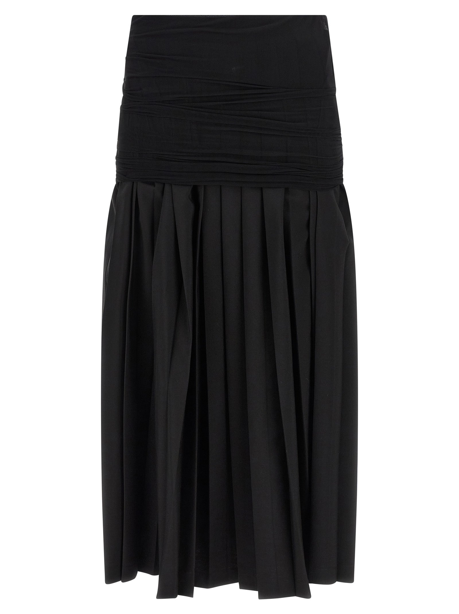 Mm6 Maison Margiela Double Layer Skirt