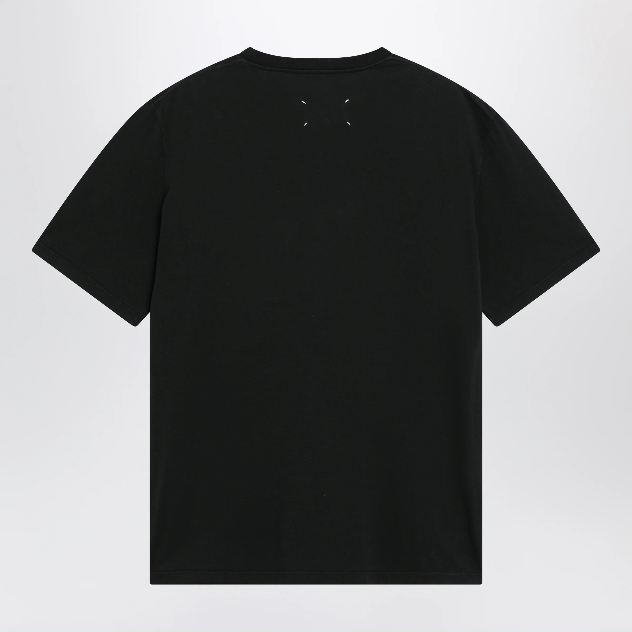 Maison Margiela Taped cotton jersey T-shirt in black